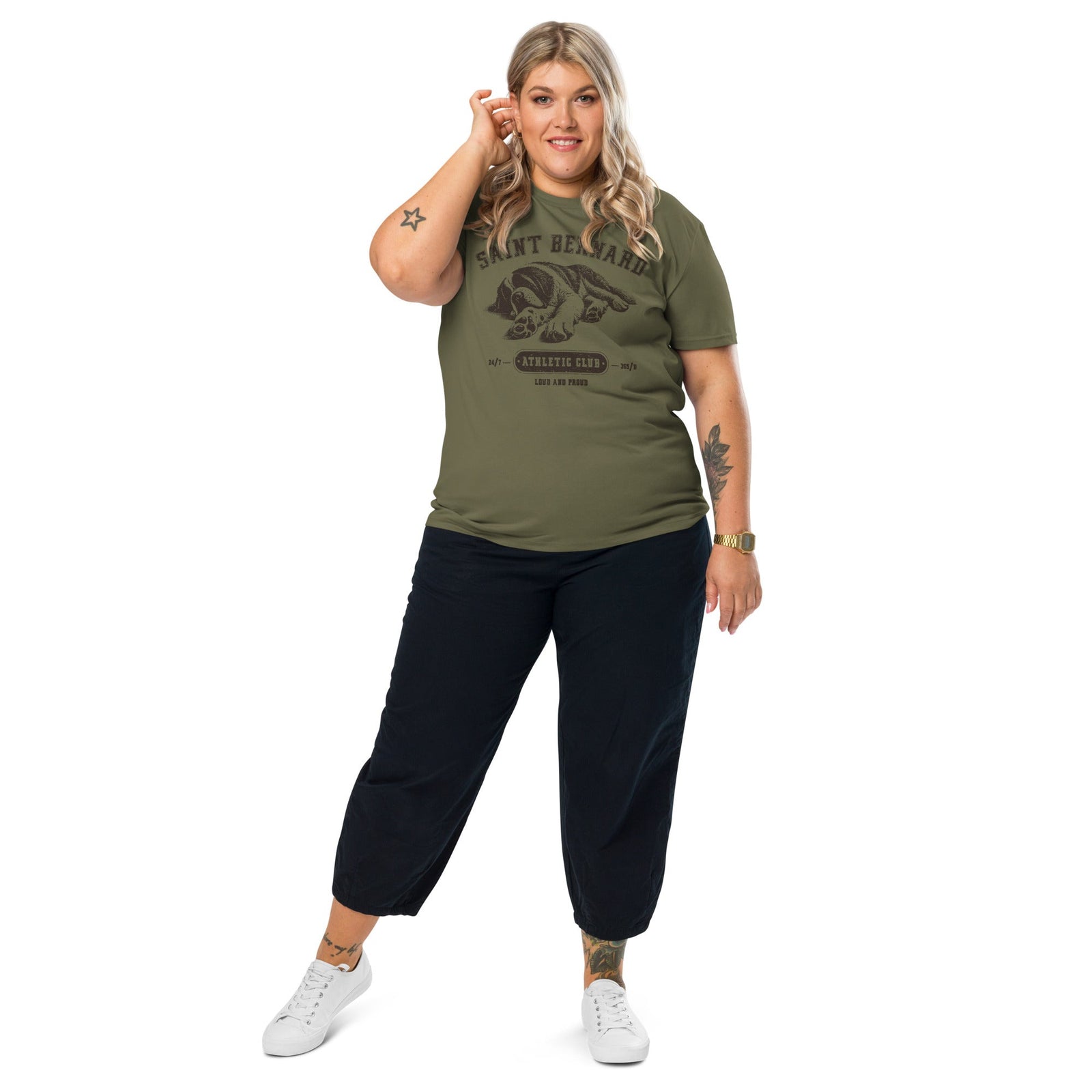 Saint Bernard Athletic Club Organic T-Shirt - Lucy + Norman