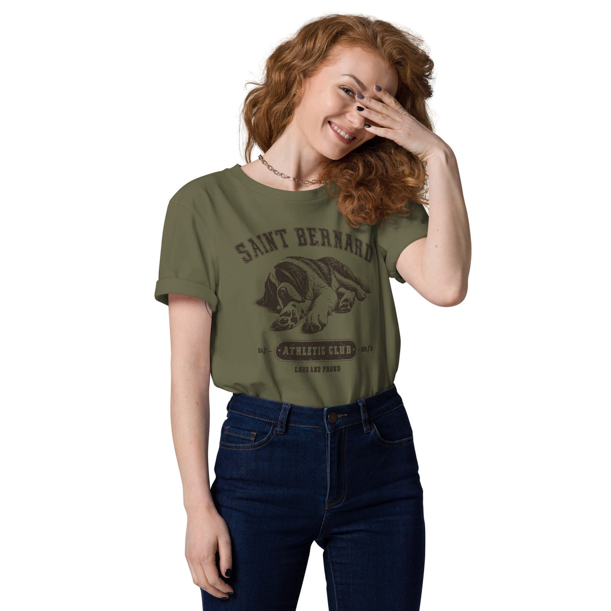 Saint Bernard Athletic Club Organic T-Shirt - Lucy + Norman