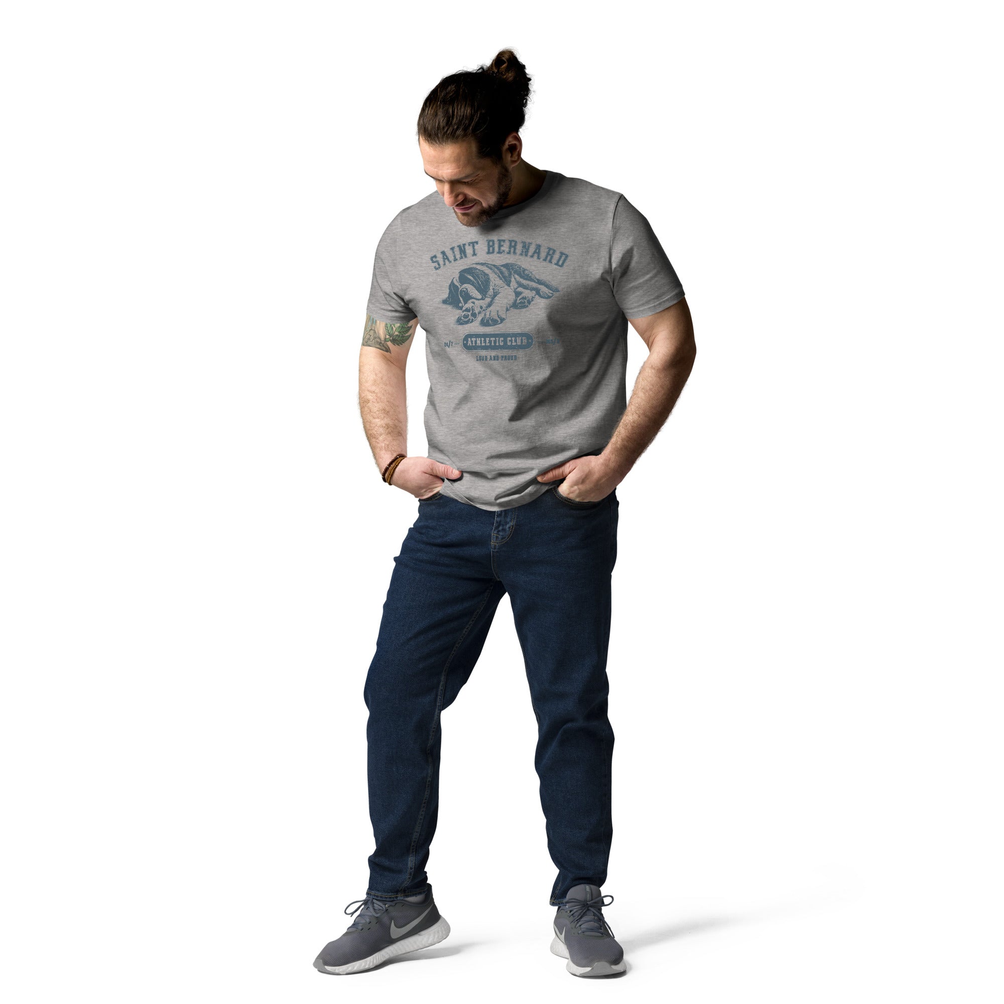 Saint Bernard Athletic Club Organic T-Shirt - Lucy + Norman