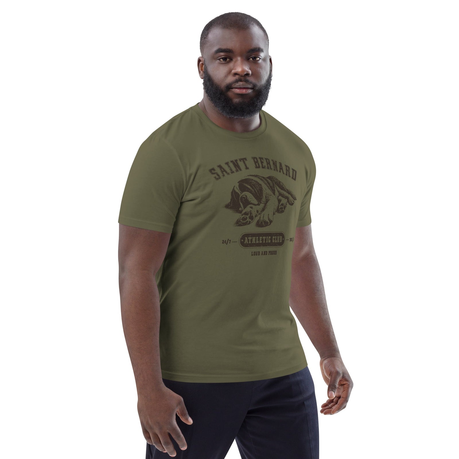 Saint Bernard Athletic Club Organic T-Shirt - Lucy + Norman