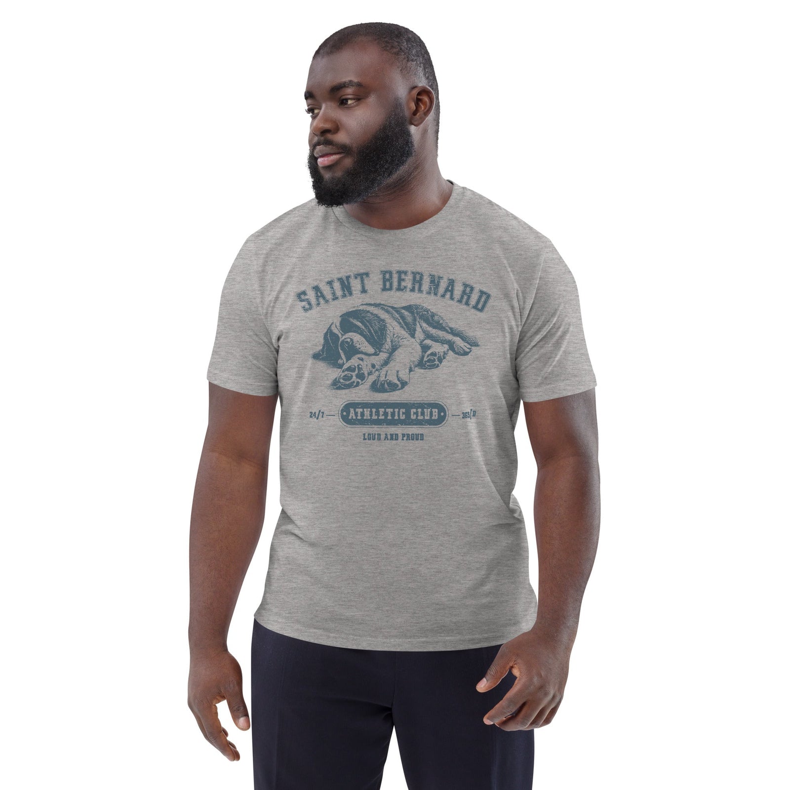 Saint Bernard Athletic Club Organic T-Shirt - Lucy + Norman