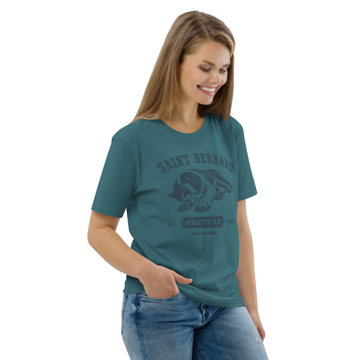 Saint Bernard Athletic Club Organic T-Shirt - Lucy + Norman