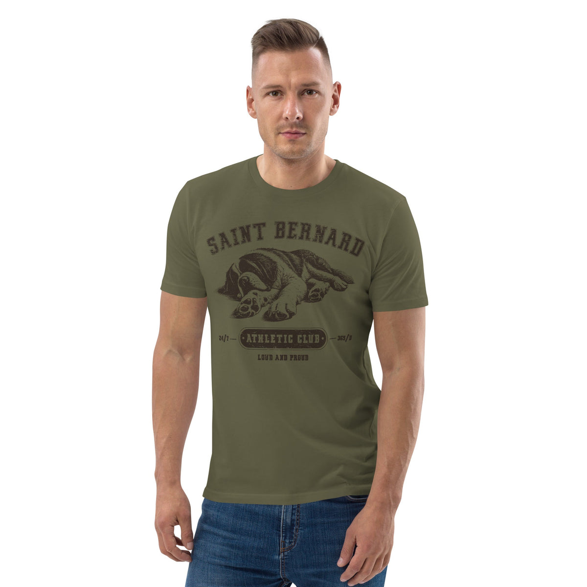 Saint Bernard Athletic Club Organic T-Shirt - Lucy + Norman