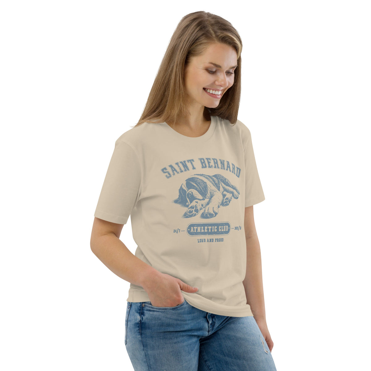 Saint Bernard Athletic Club Organic T-Shirt - Lucy + Norman