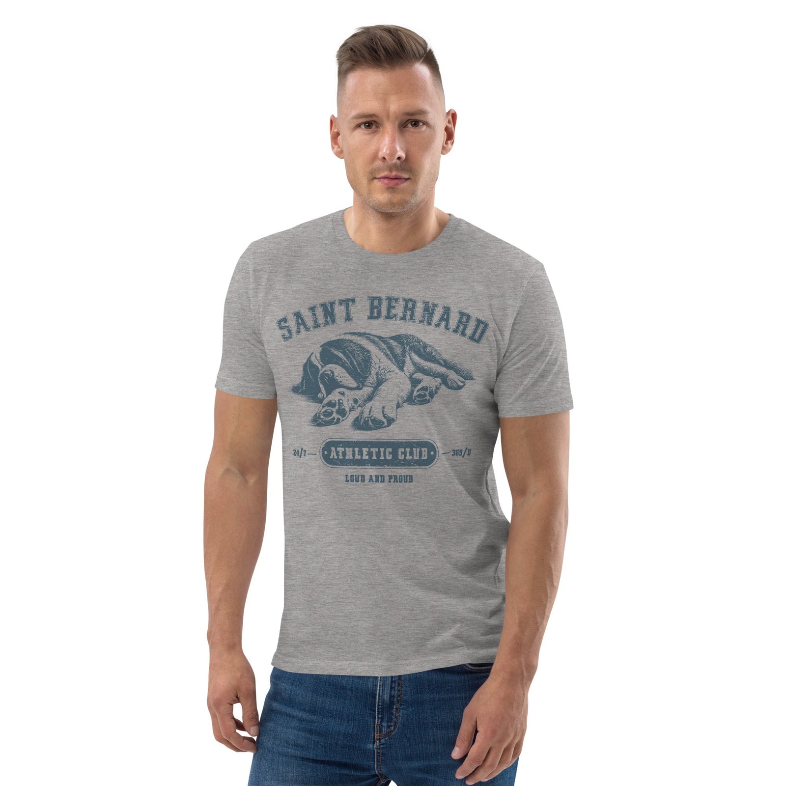 Saint Bernard Athletic Club Organic T-Shirt - Lucy + Norman