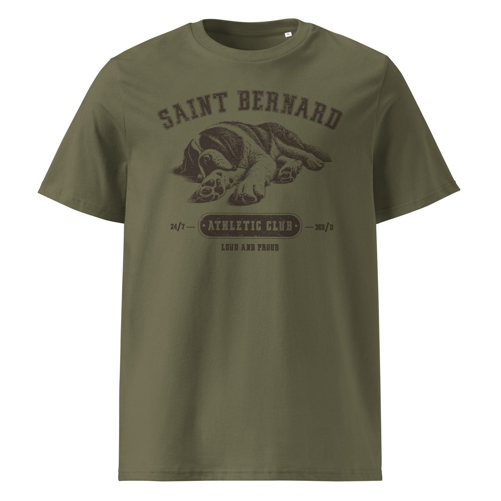 Saint Bernard Athletic Club Organic T-Shirt - Lucy + Norman