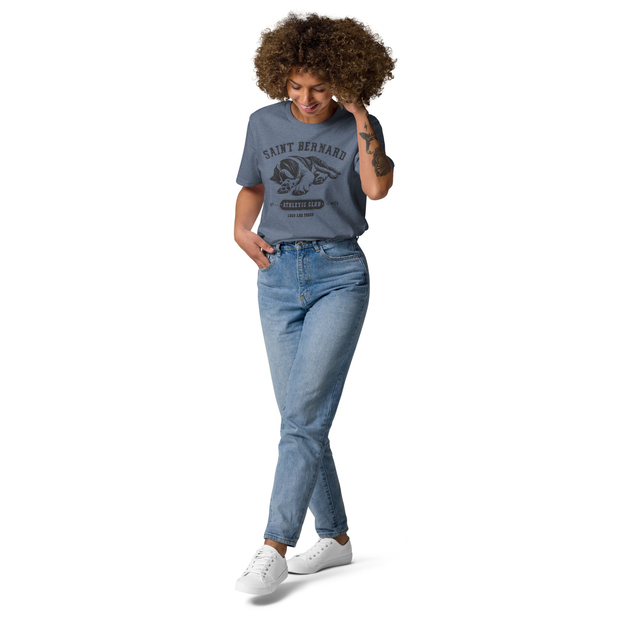 Saint Bernard Athletic Club Organic T-Shirt - Lucy + Norman
