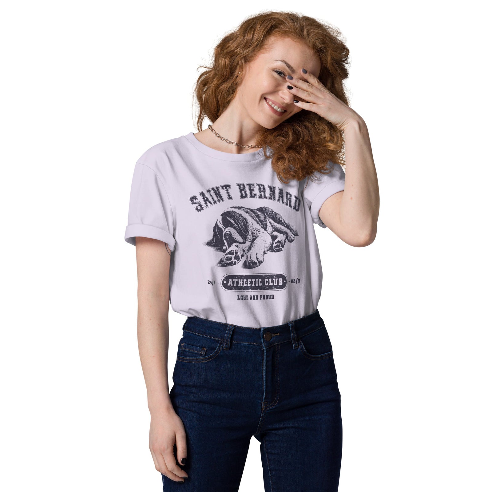 Saint Bernard Athletic Club Organic T-Shirt - Lucy + Norman