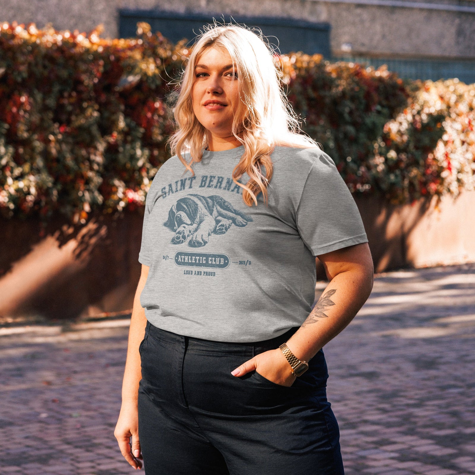 Saint Bernard Athletic Club Organic T-Shirt - Lucy + Norman