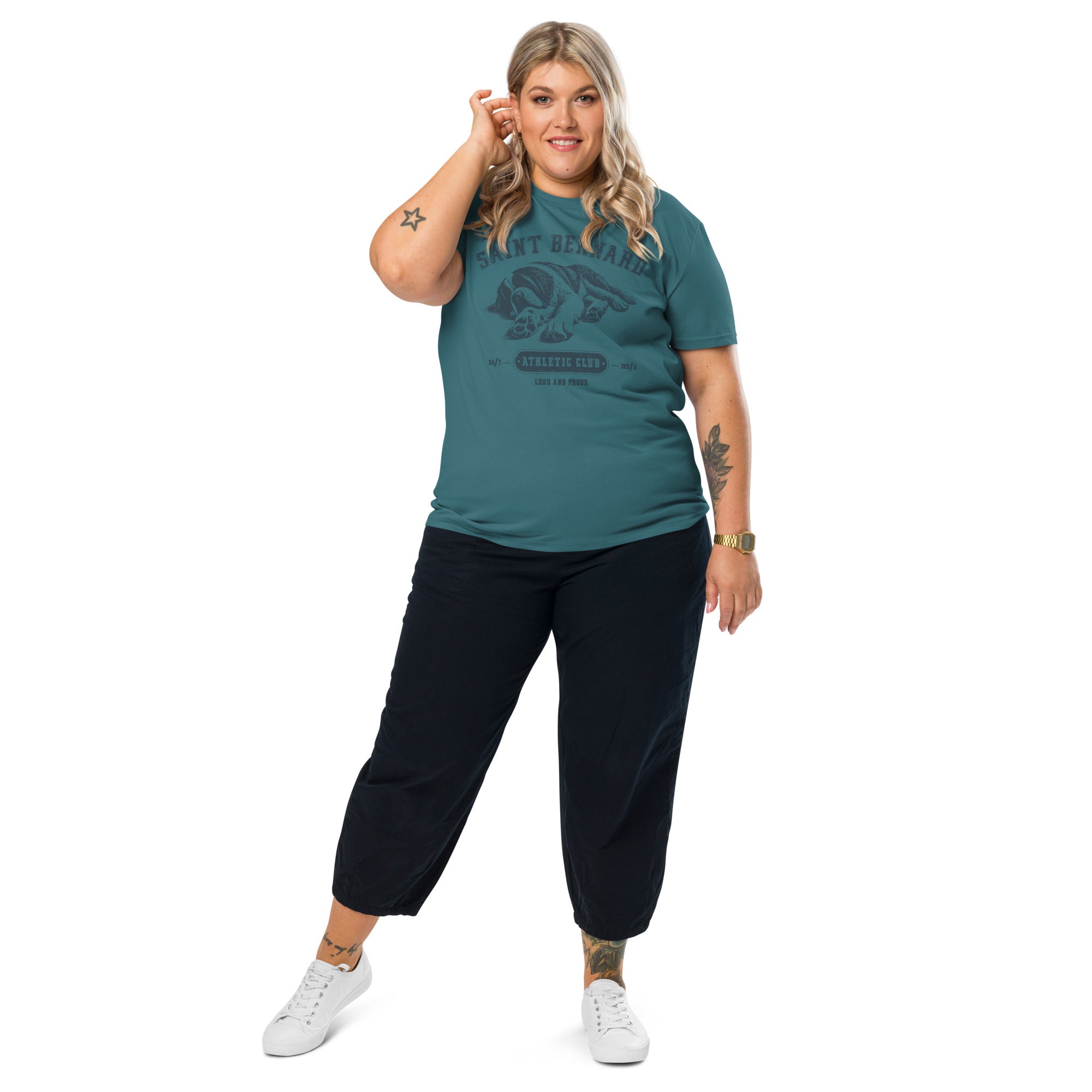 Saint Bernard Athletic Club Organic T-Shirt - Lucy + Norman