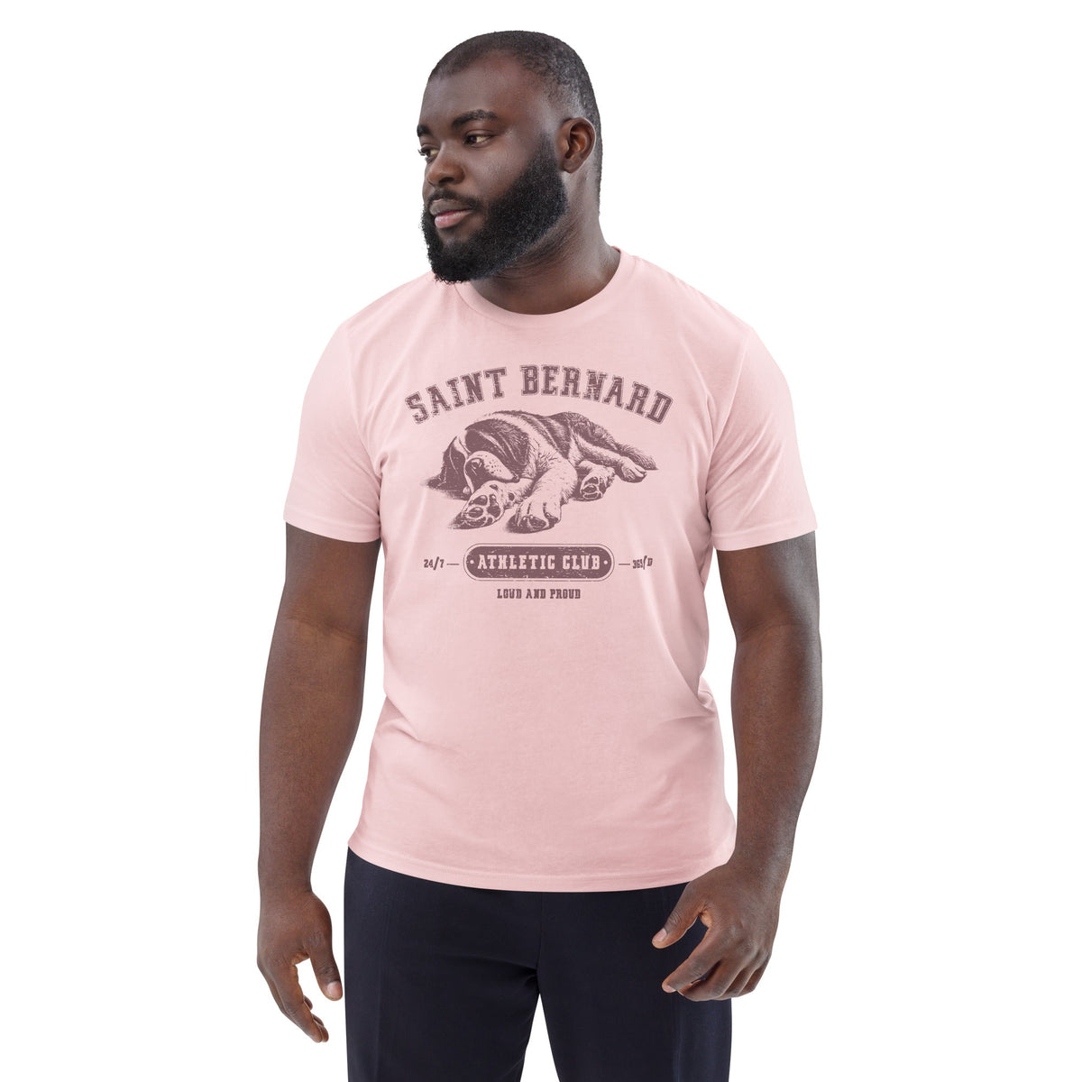 Saint Bernard Athletic Club Organic T-Shirt - Lucy + Norman