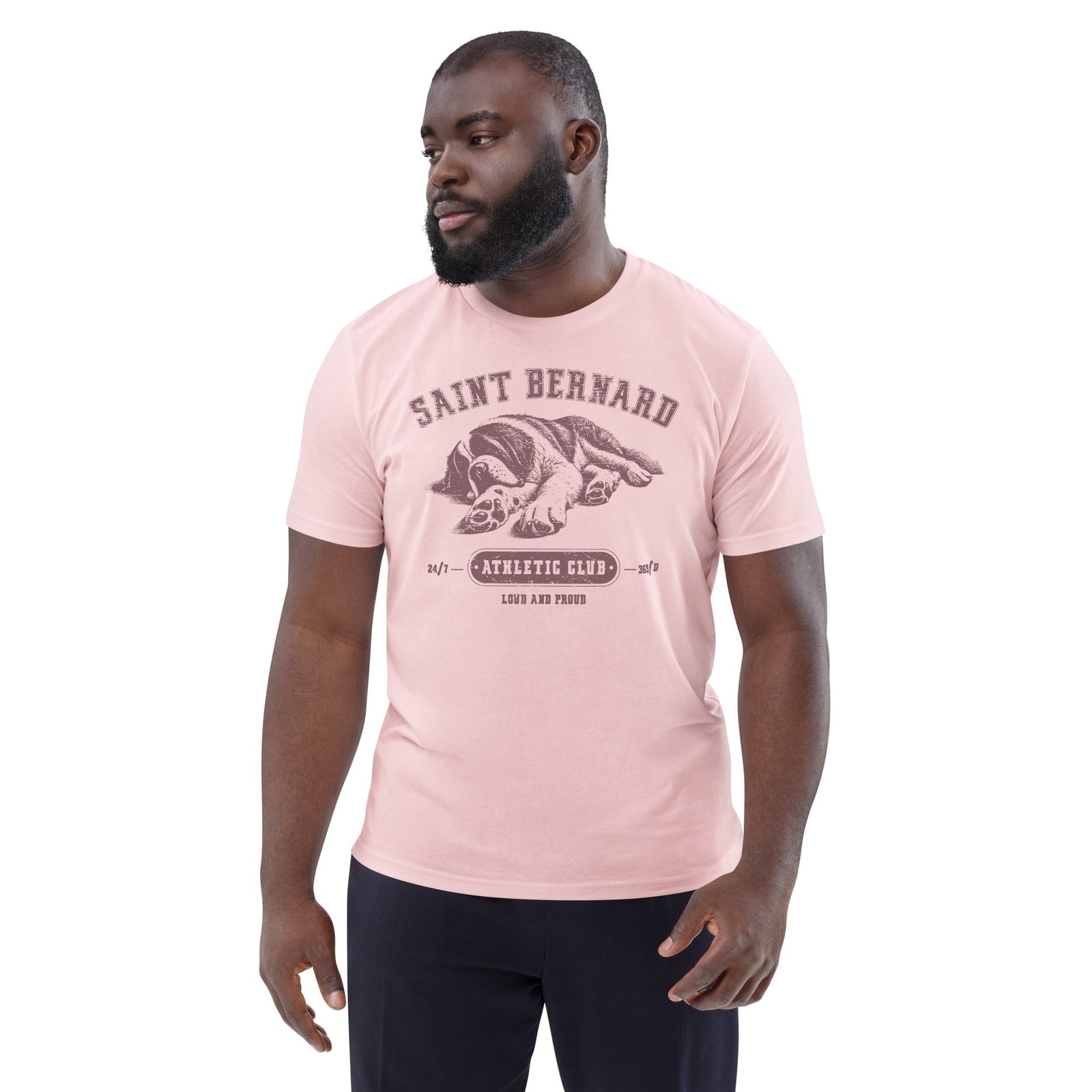 Saint Bernard Athletic Club Organic T-Shirt - Lucy + Norman