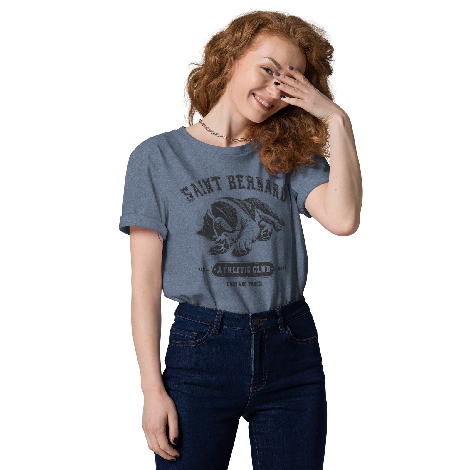Saint Bernard Athletic Club Organic T-Shirt - Lucy + Norman