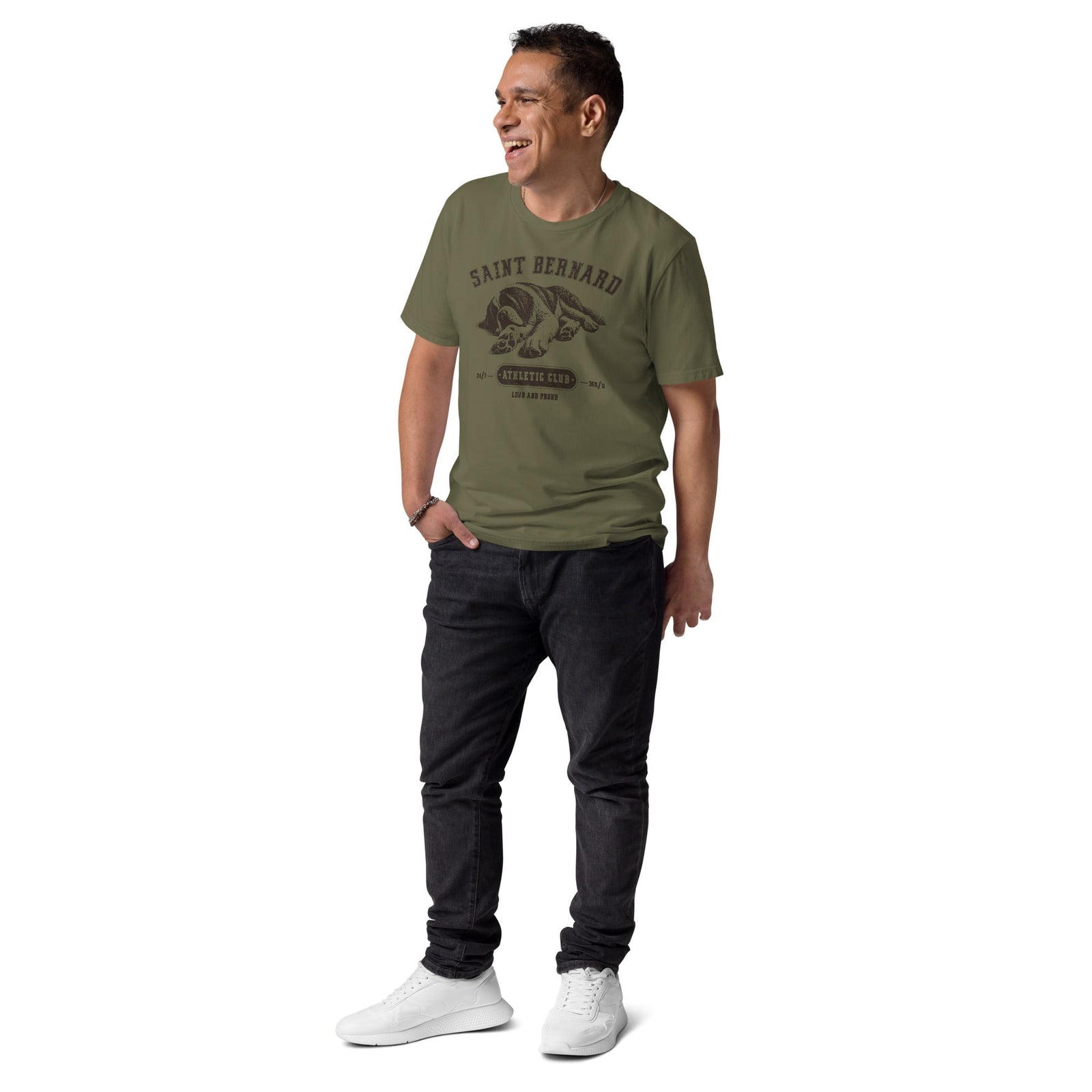 Saint Bernard Athletic Club Organic T-Shirt - Lucy + Norman