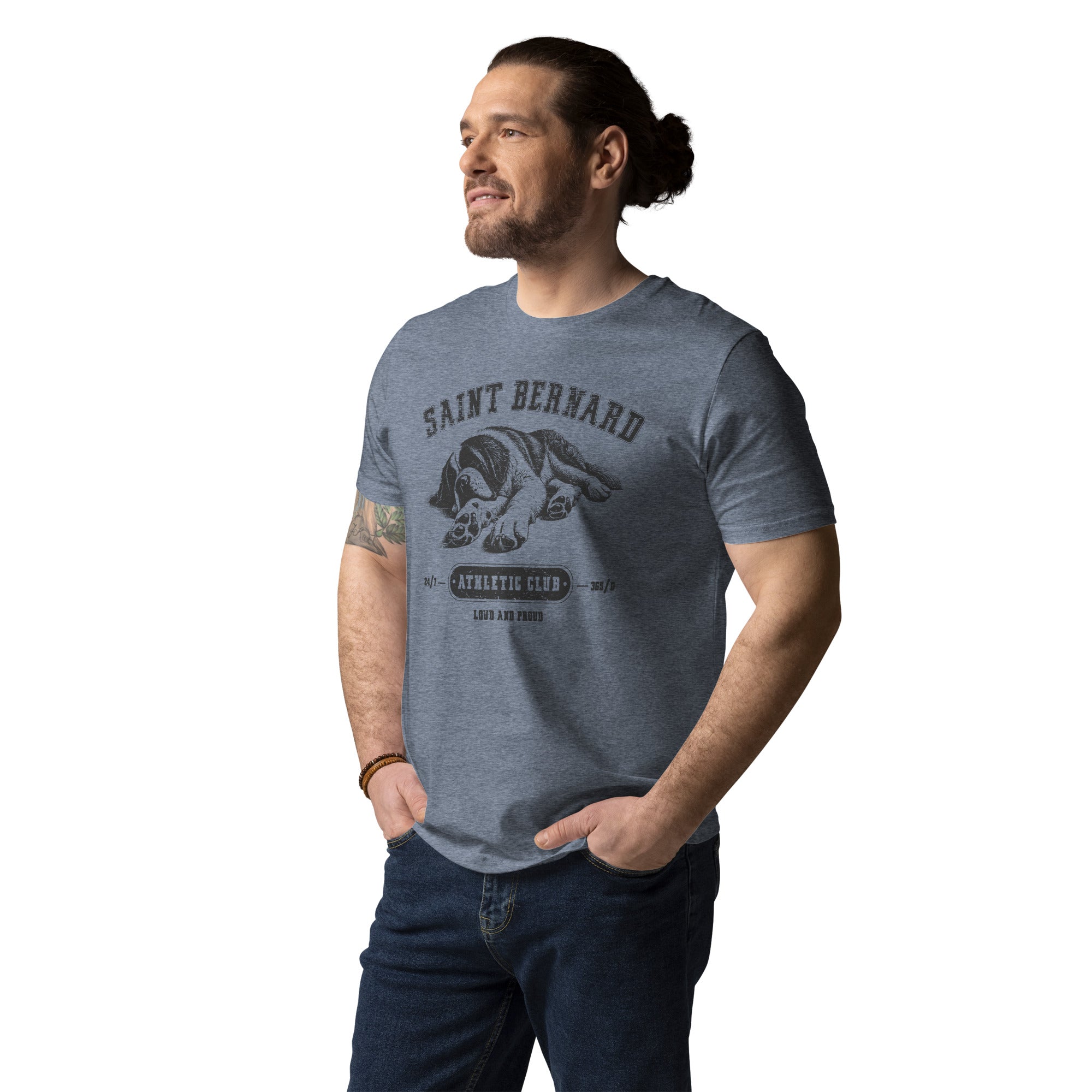 Saint Bernard Athletic Club Organic T-Shirt - Lucy + Norman