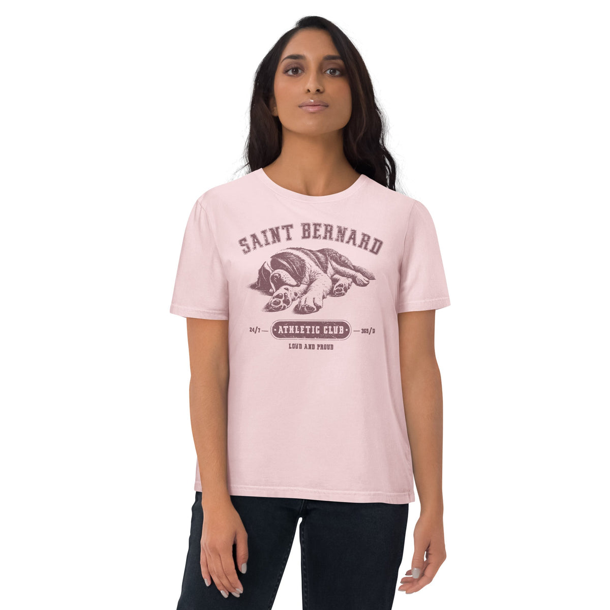 Saint Bernard Athletic Club Organic T-Shirt - Lucy + Norman