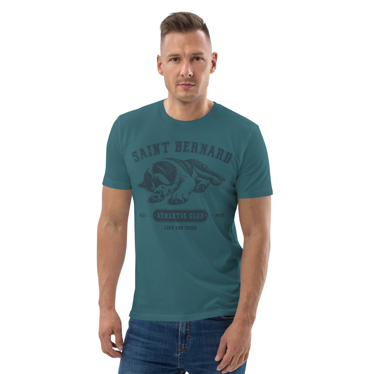 Saint Bernard Athletic Club Organic T-Shirt - Lucy + Norman
