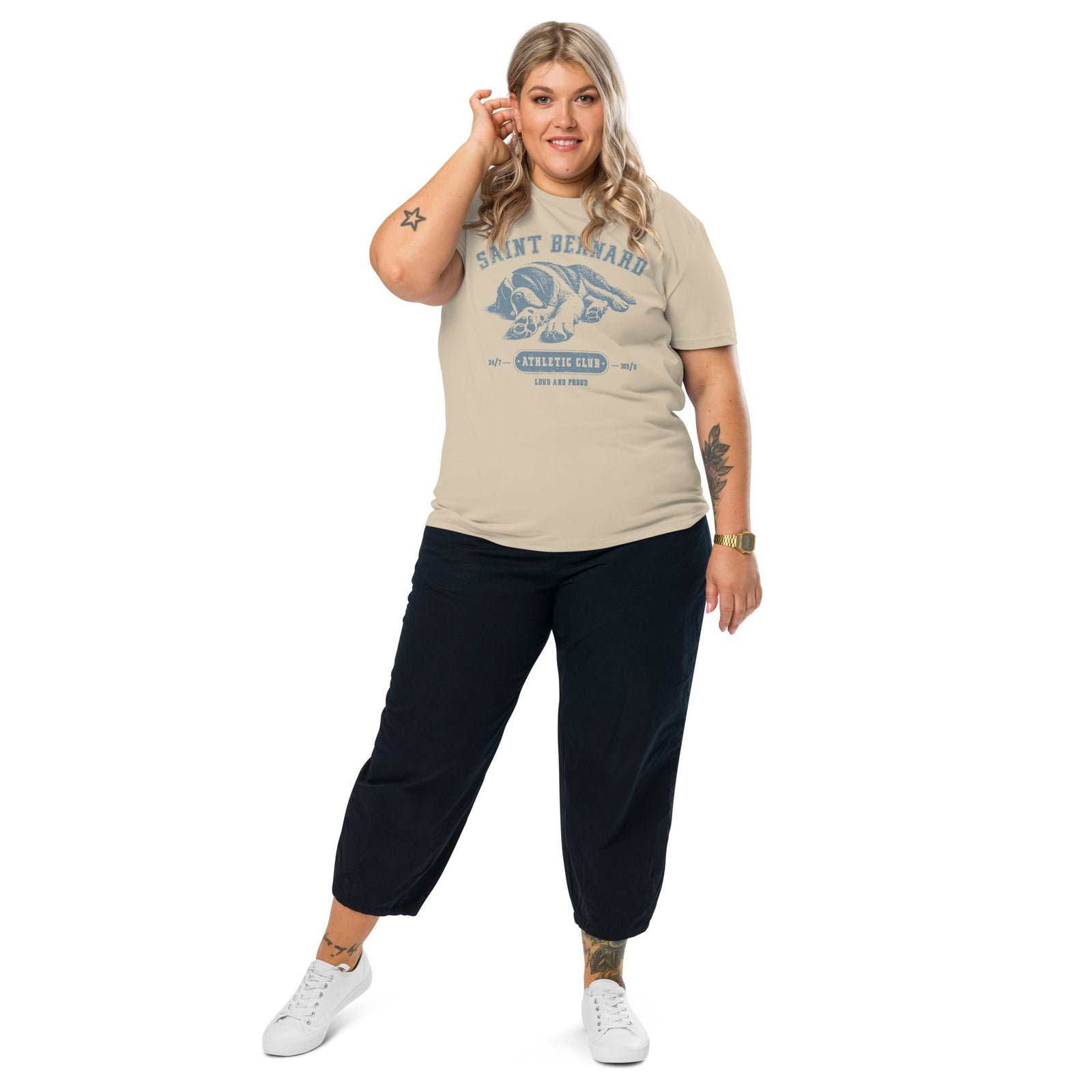 Saint Bernard Athletic Club Organic T-Shirt - Lucy + Norman