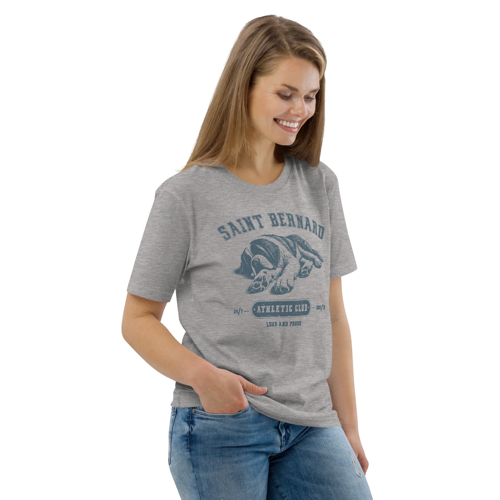 Saint Bernard Athletic Club Organic T-Shirt - Lucy + Norman