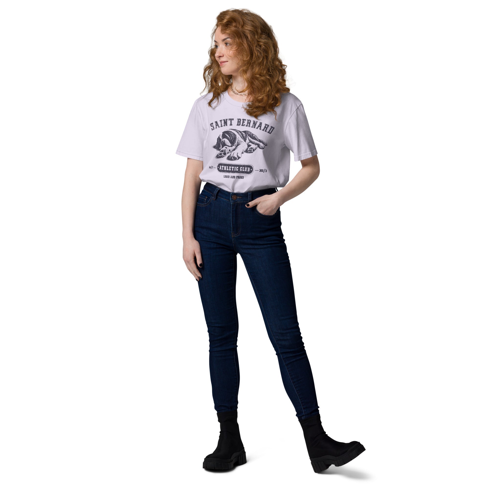 Saint Bernard Athletic Club Organic T-Shirt - Lucy + Norman