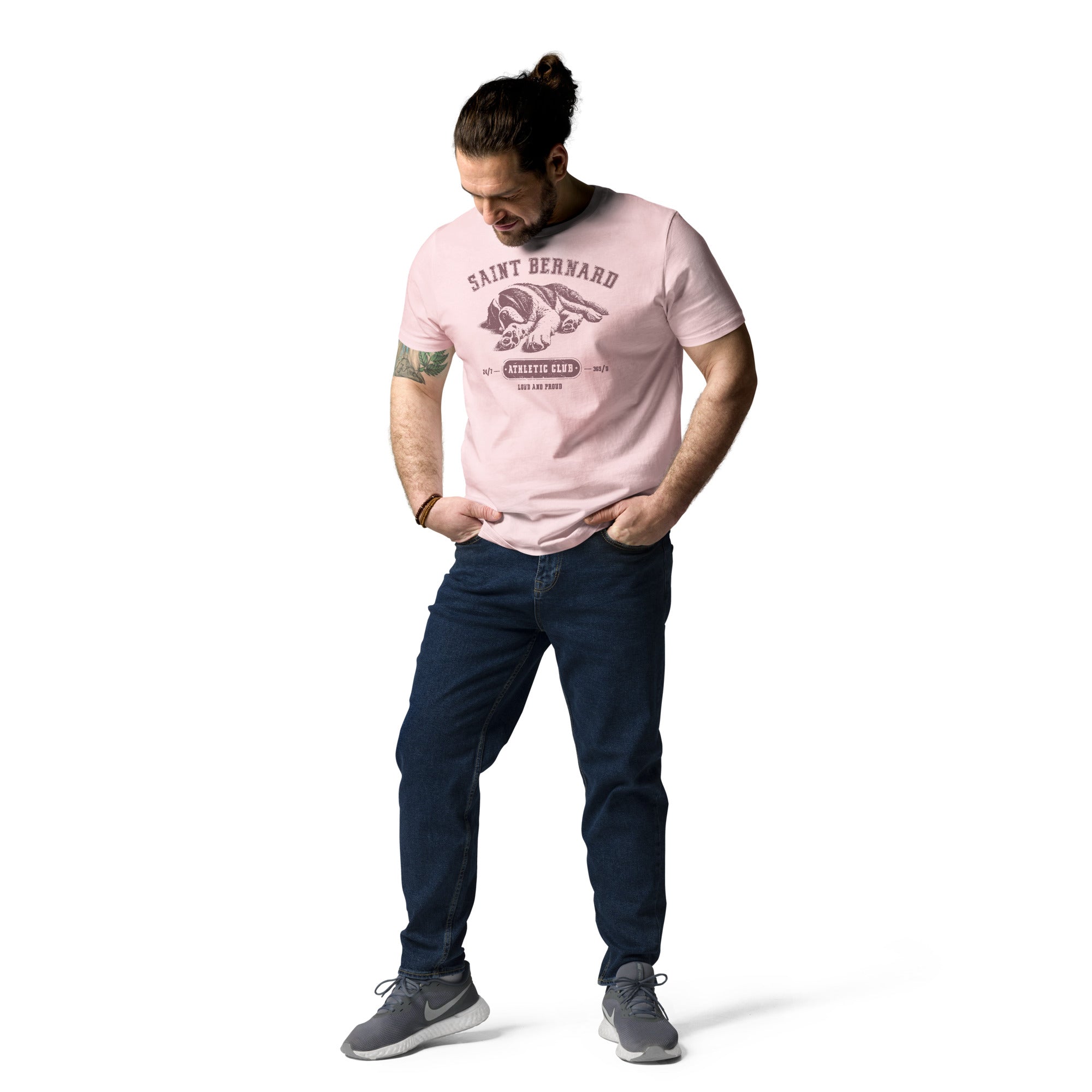 Saint Bernard Athletic Club Organic T-Shirt - Lucy + Norman