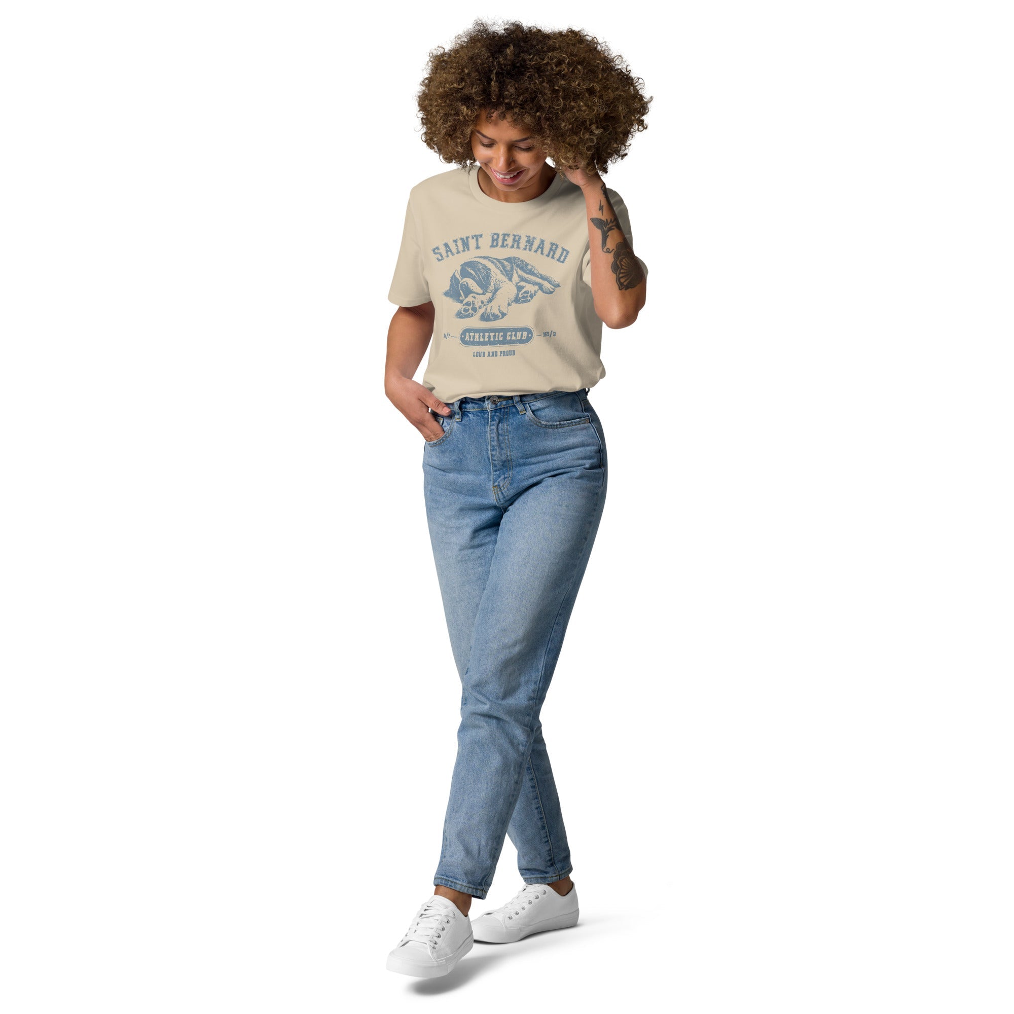 Saint Bernard Athletic Club Organic T-Shirt - Lucy + Norman