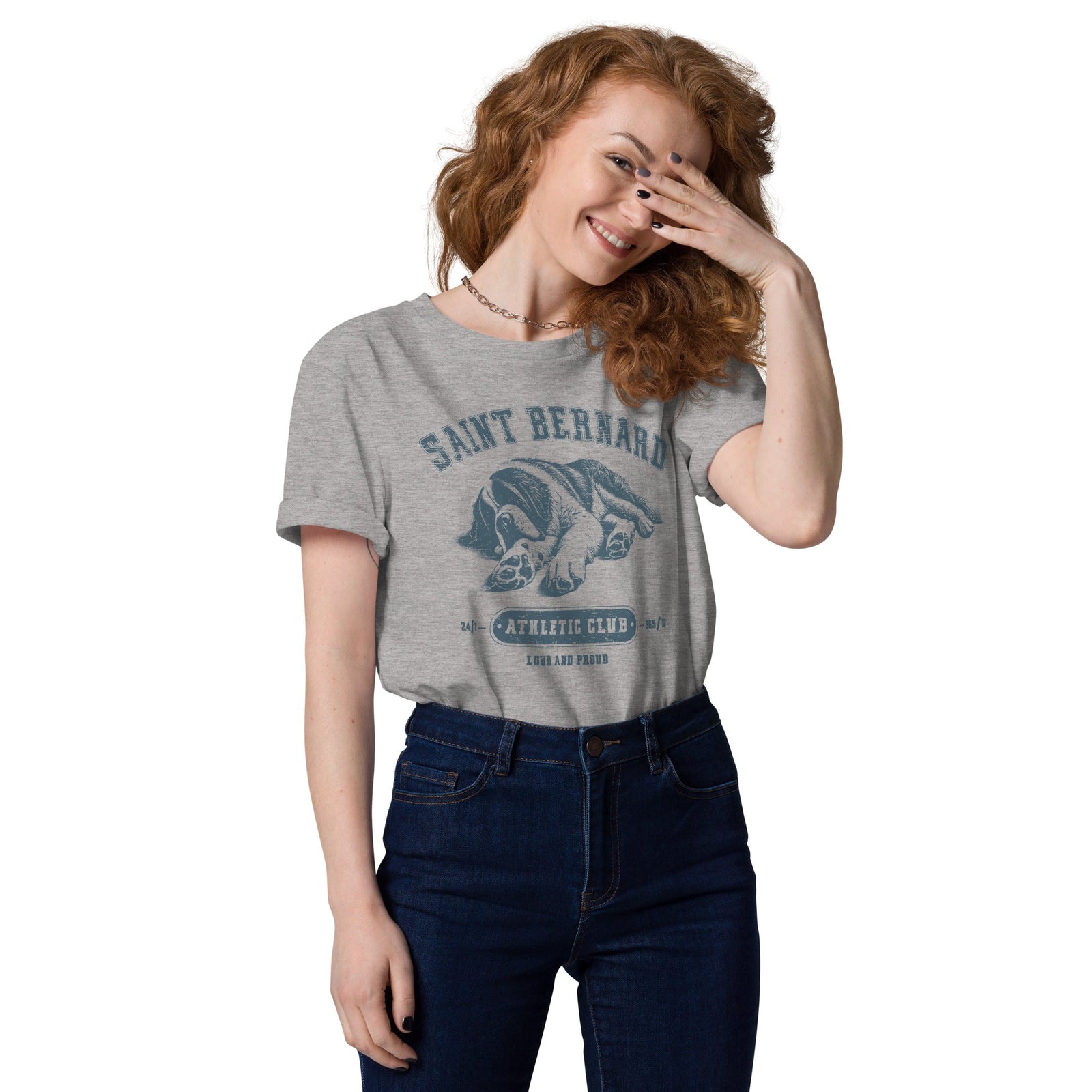 Saint Bernard Athletic Club Organic T-Shirt - Lucy + Norman