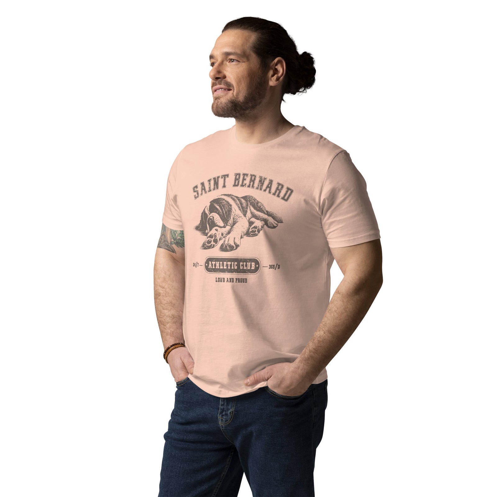 Saint Bernard Athletic Club Organic T-Shirt - Lucy + Norman