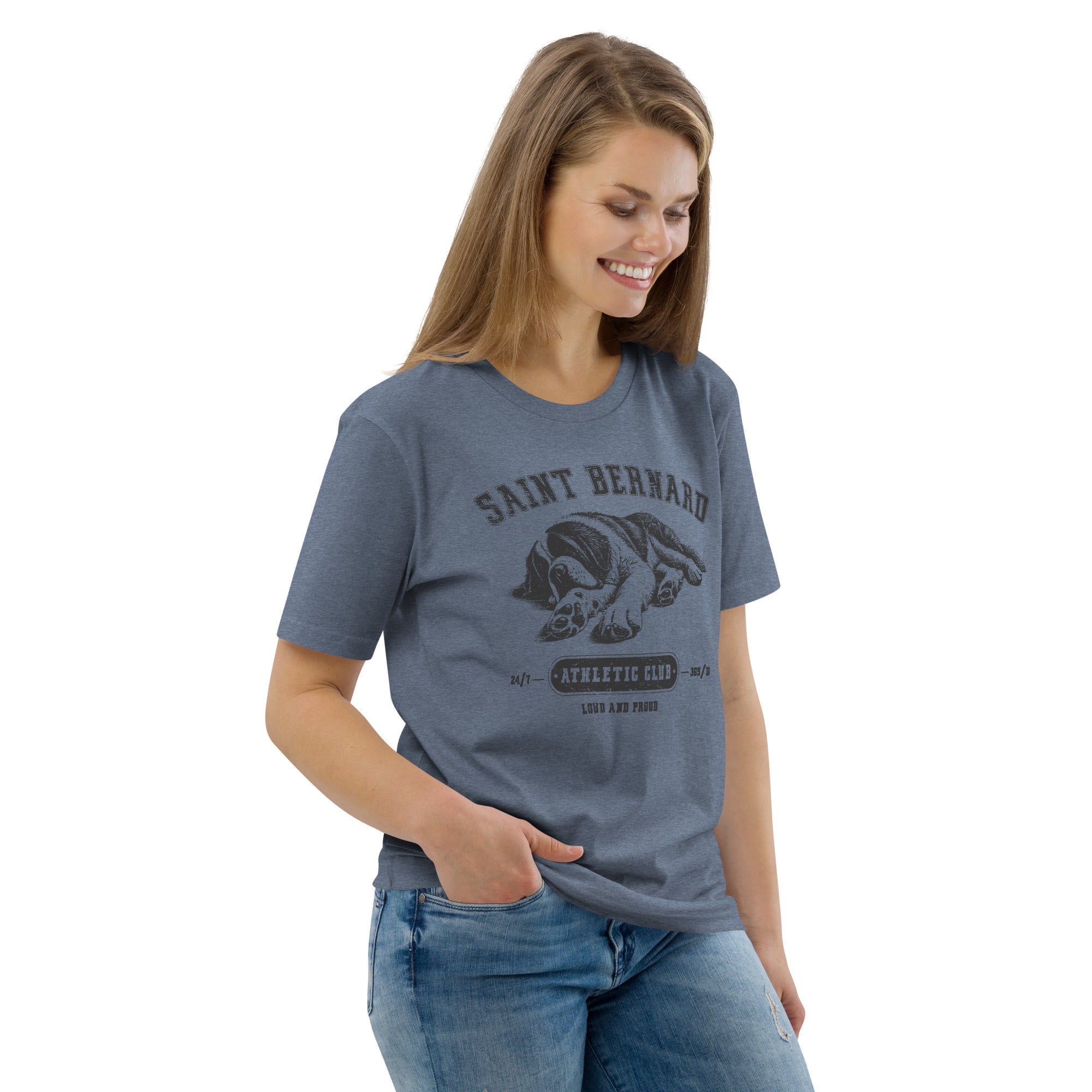 Saint Bernard Athletic Club Organic T-Shirt - Lucy + Norman