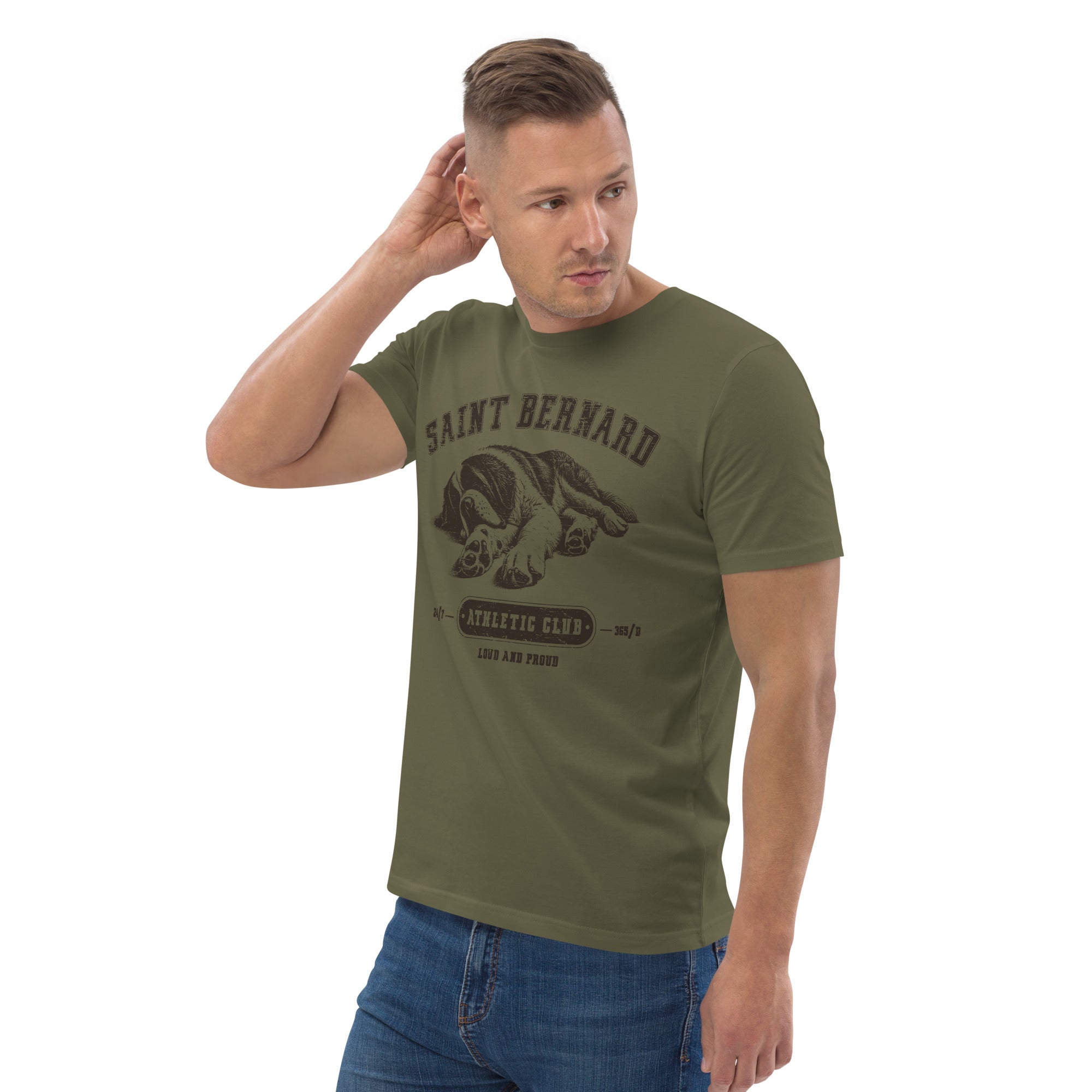 Saint Bernard Athletic Club Organic T-Shirt - Lucy + Norman
