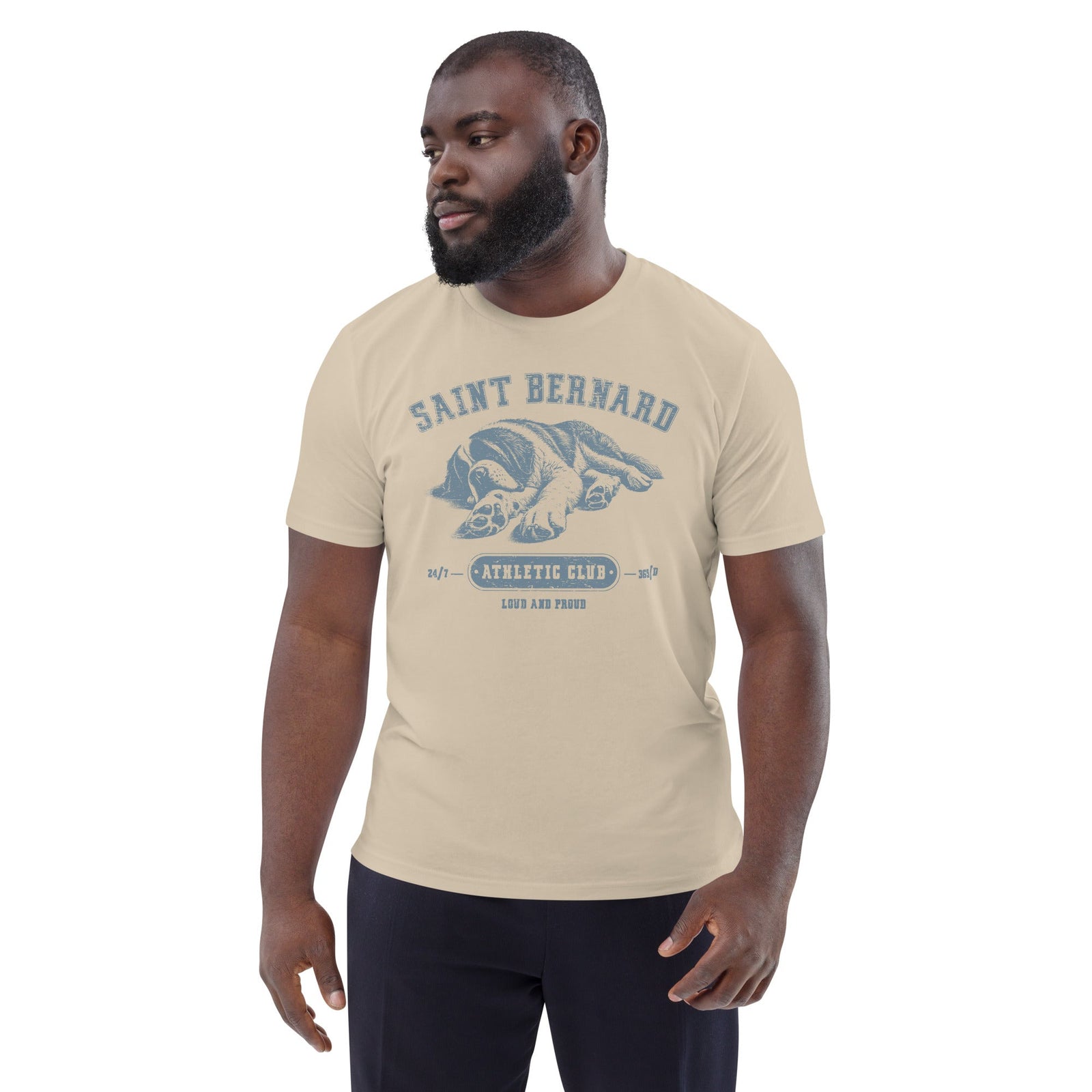 Saint Bernard Athletic Club Organic T-Shirt - Lucy + Norman