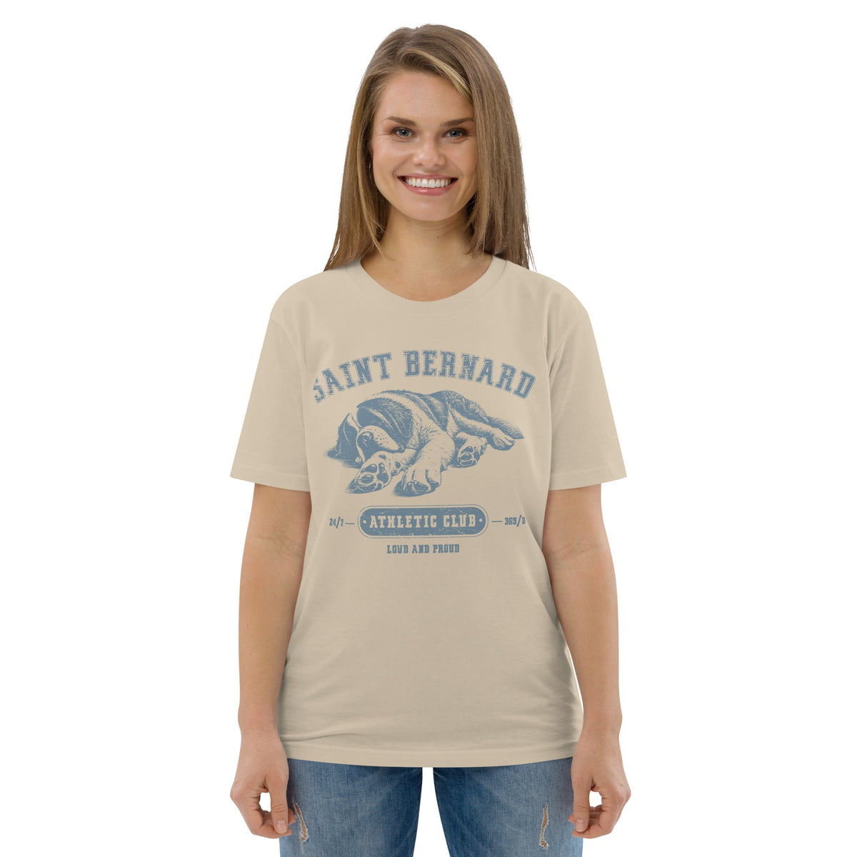 Saint Bernard Athletic Club Organic T-Shirt - Lucy + Norman