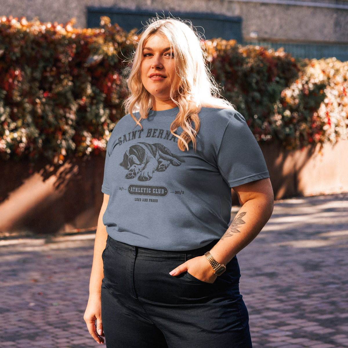 Saint Bernard Athletic Club Organic T-Shirt - Lucy + Norman