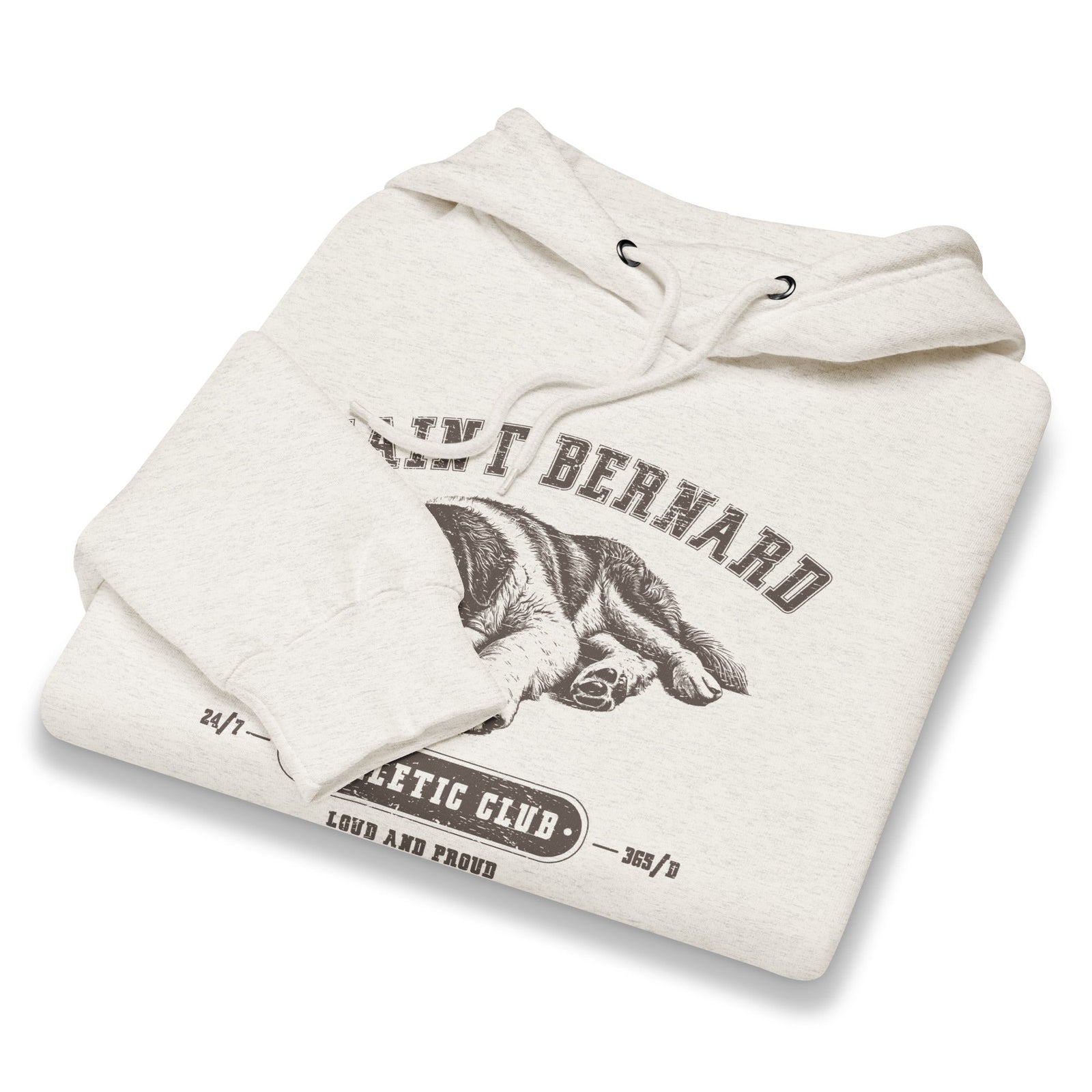 Saint Bernard Athletic Club Premium Mid - weight Hoodie - Lucy + Norman