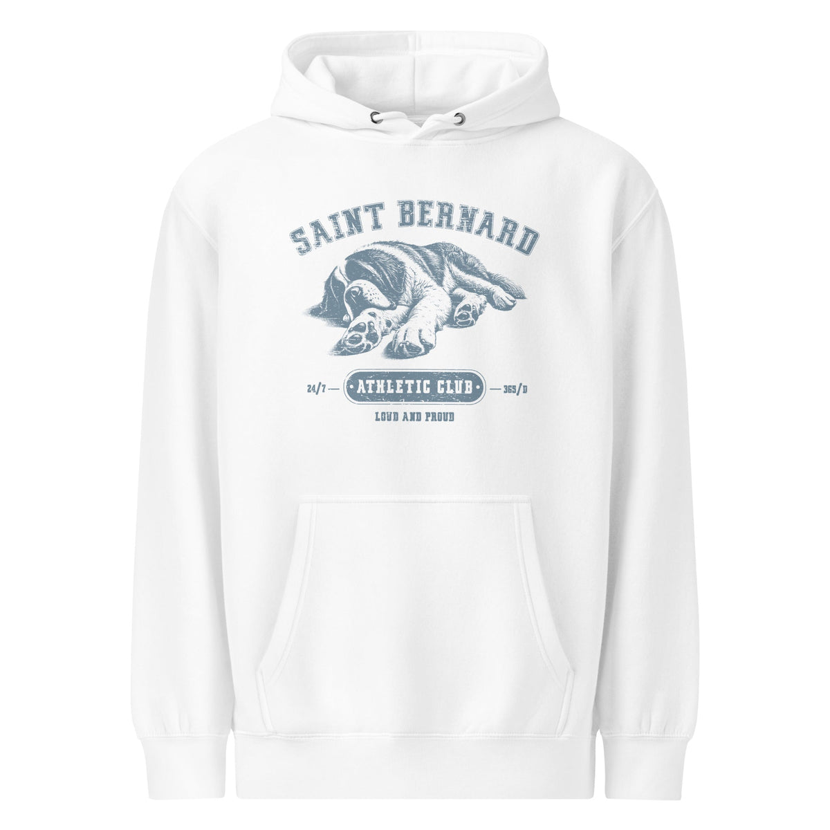 Saint Bernard Athletic Club Premium Mid - weight Hoodie - Lucy + Norman