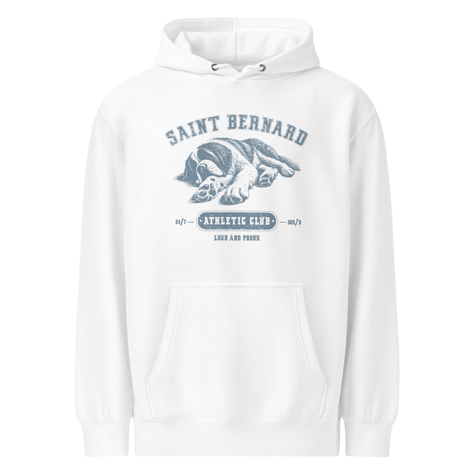Saint Bernard Athletic Club Premium Mid - weight Hoodie - Lucy + Norman