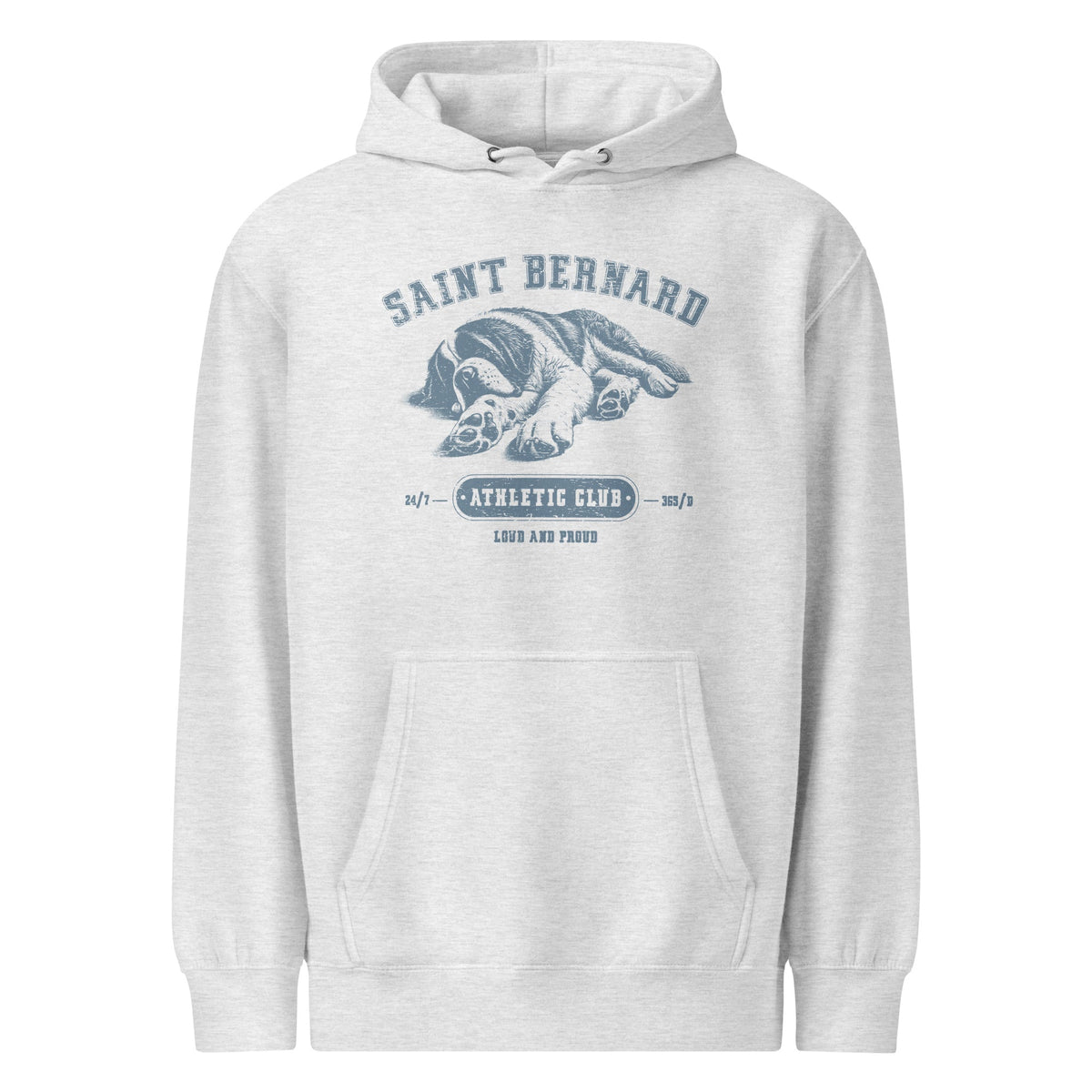 Saint Bernard Athletic Club Premium Mid - weight Hoodie - Lucy + Norman