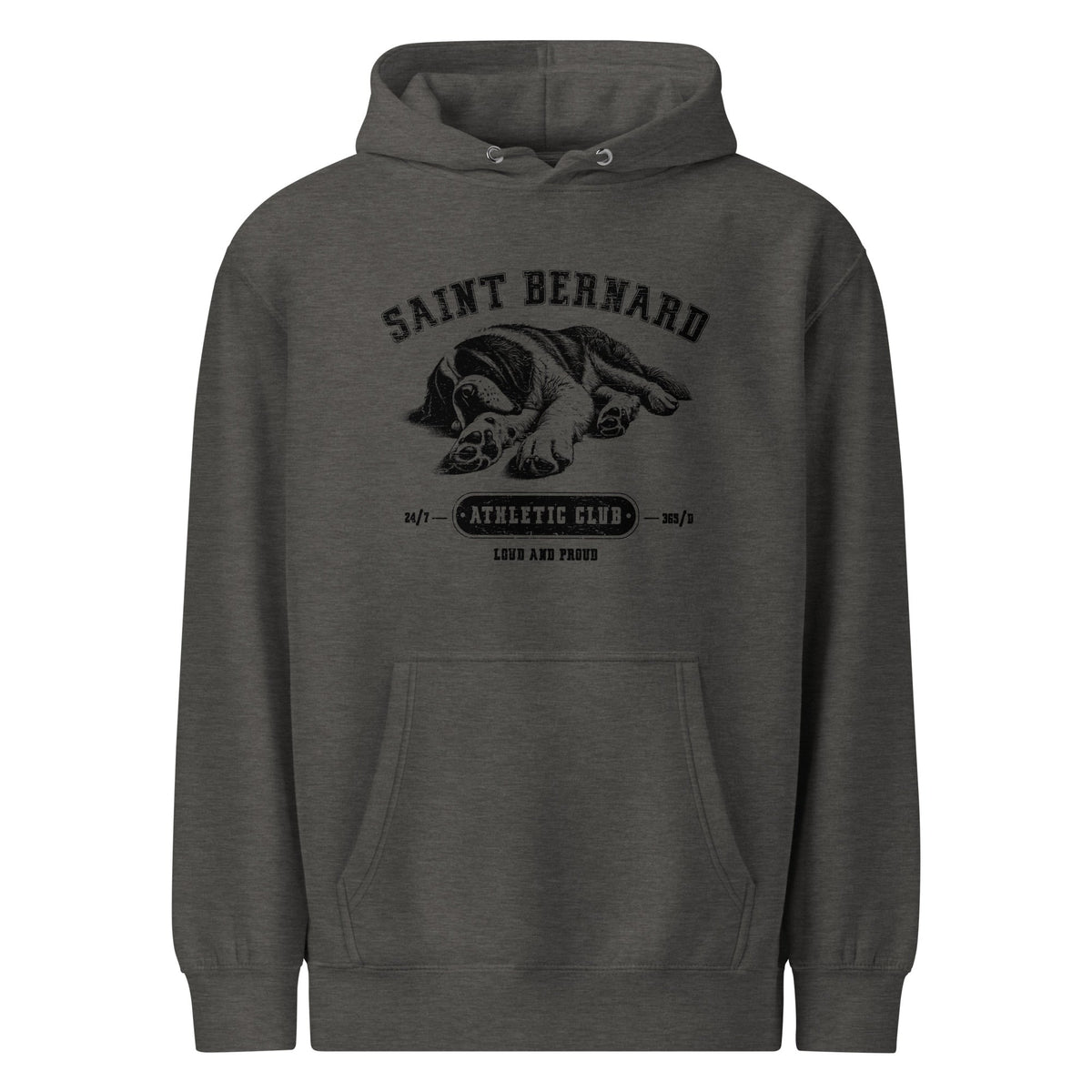 Saint Bernard Athletic Club Premium Mid - weight Hoodie - Lucy + Norman
