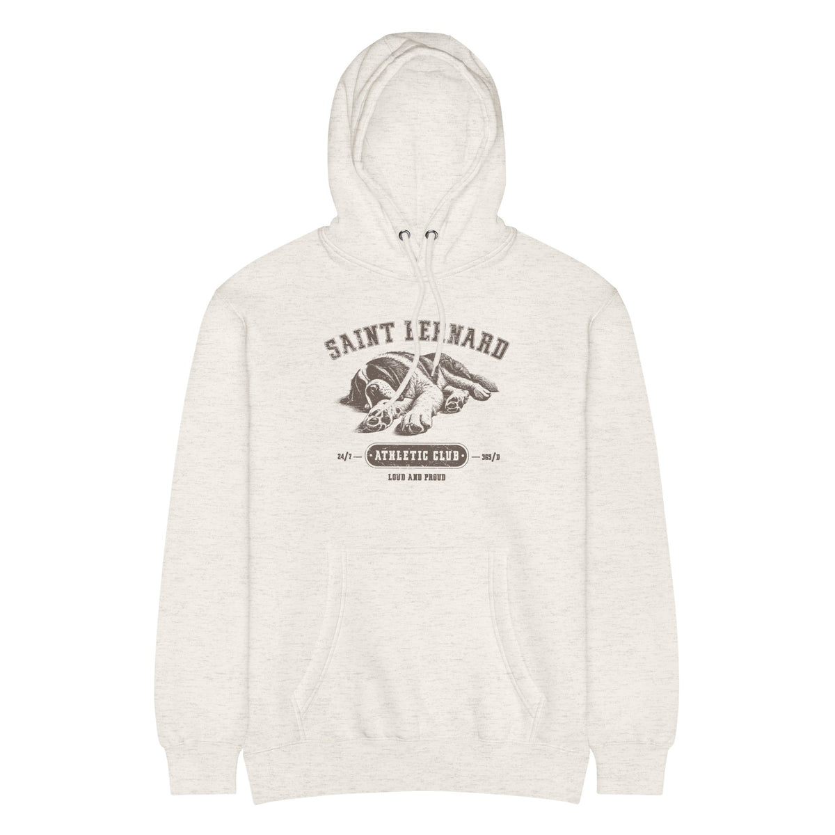 Saint Bernard Athletic Club Premium Mid - weight Hoodie - Lucy + Norman