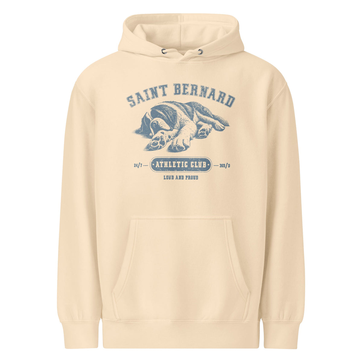 Saint Bernard Athletic Club Premium Mid - weight Hoodie - Lucy + Norman