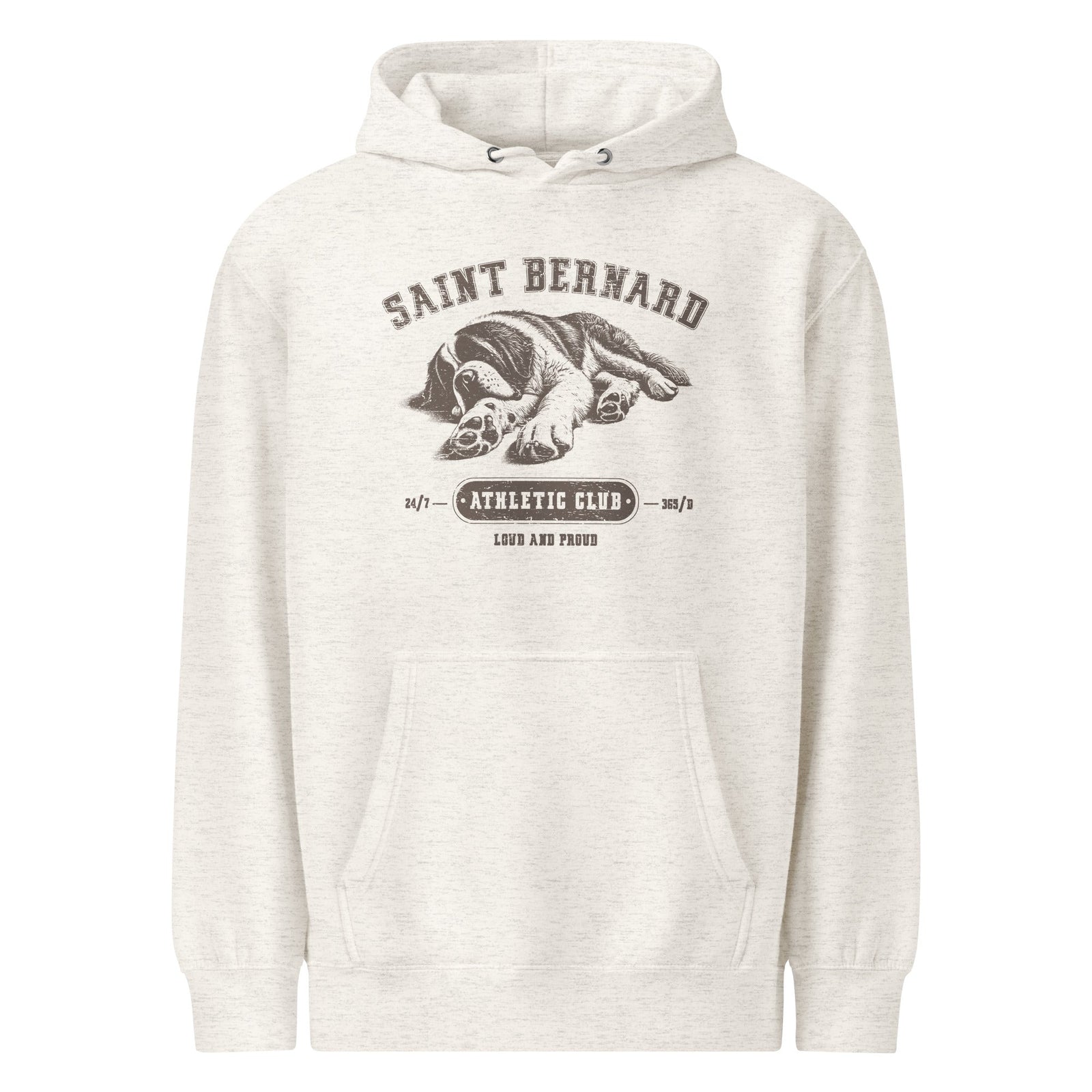 Saint Bernard Athletic Club Premium Mid - weight Hoodie - Lucy + Norman