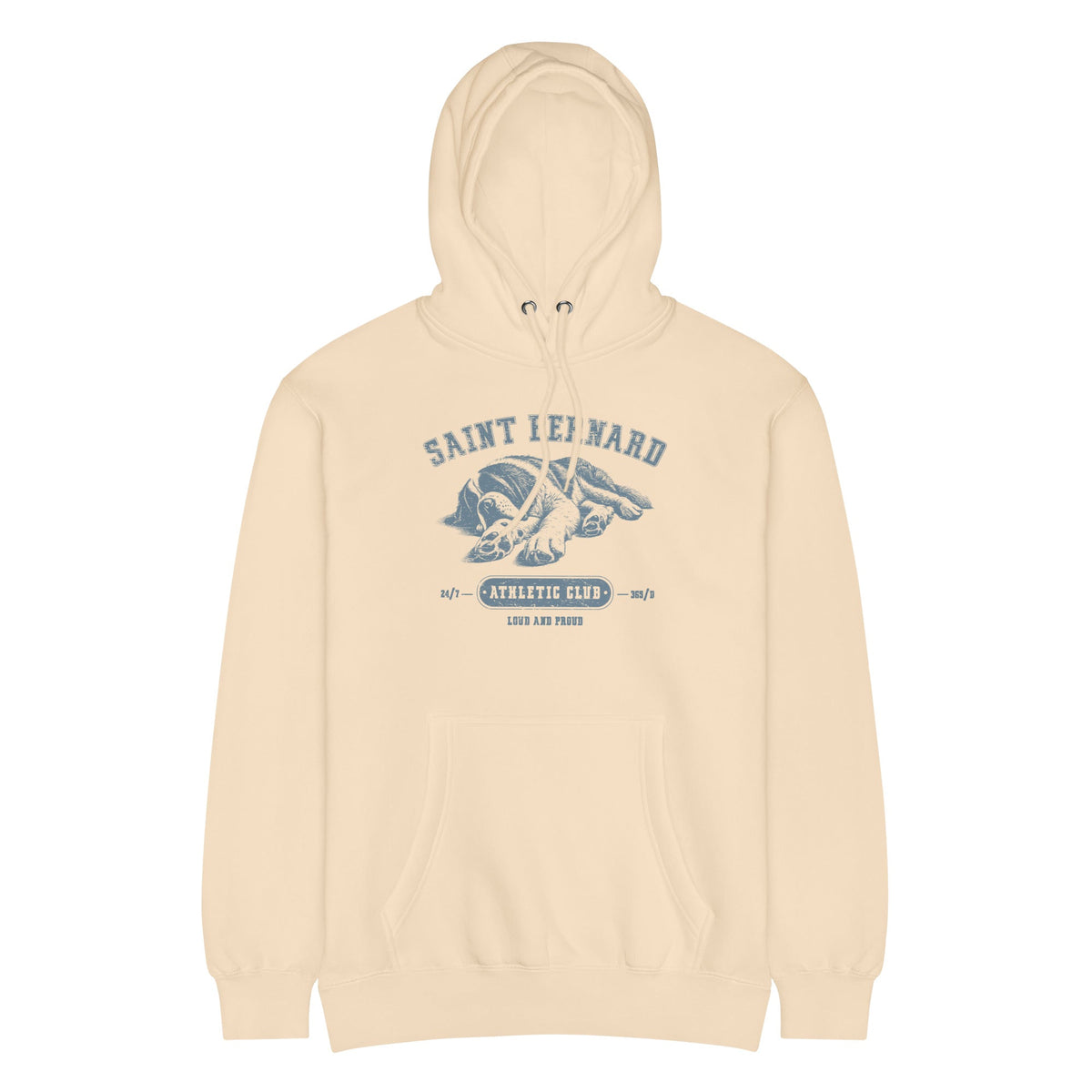 Saint Bernard Athletic Club Premium Mid - weight Hoodie - Lucy + Norman