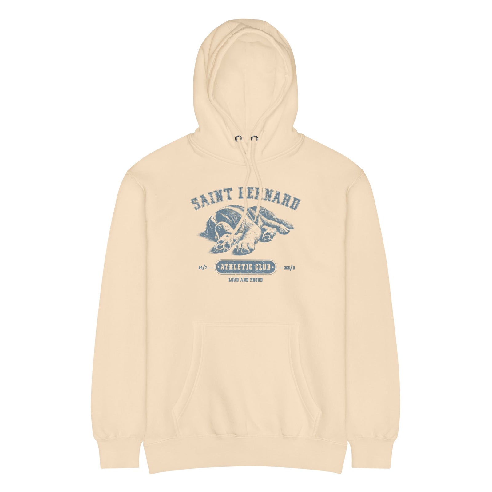 Saint Bernard Athletic Club Premium Mid - weight Hoodie - Lucy + Norman