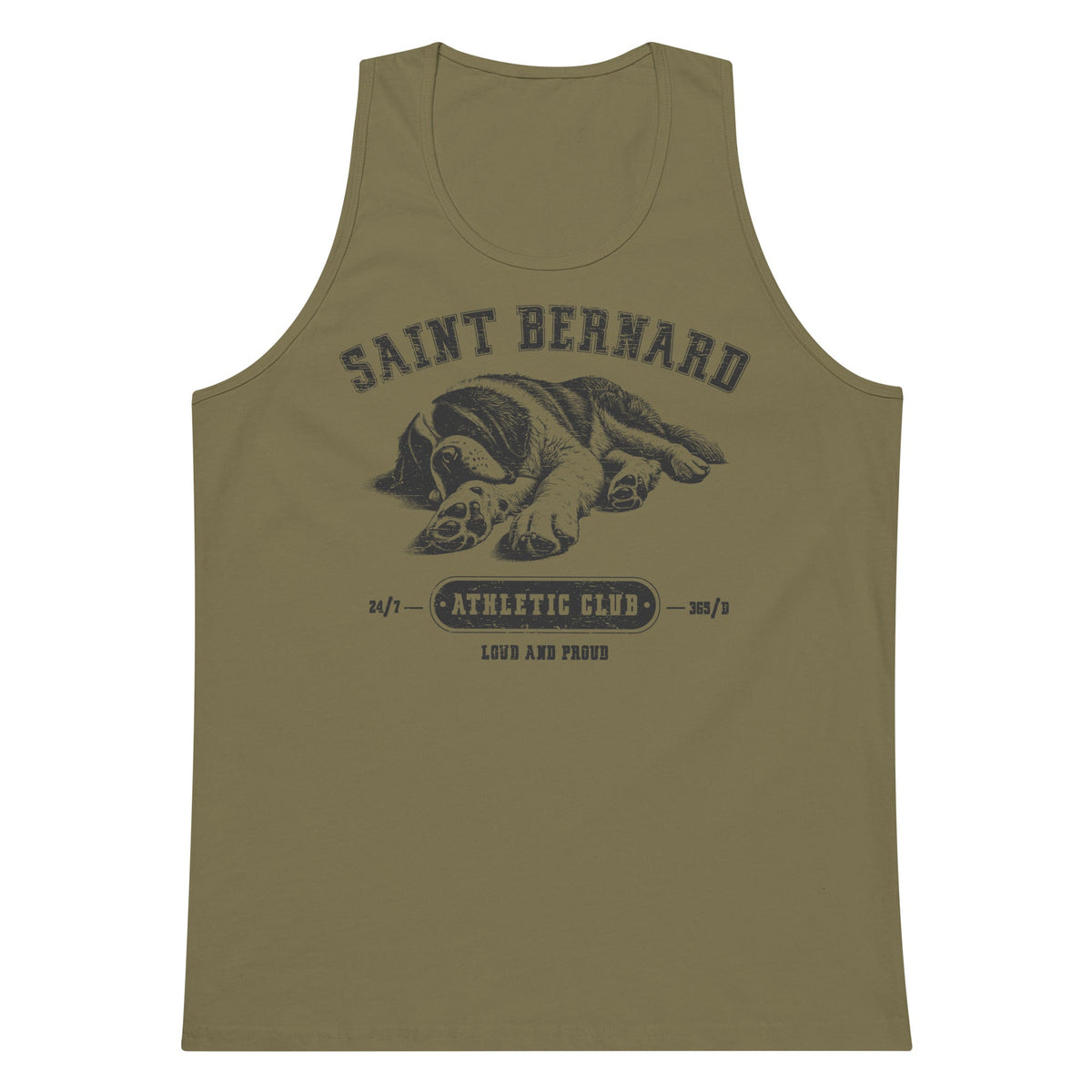 Saint Bernard Athletic Club Premium Tank - Lucy + Norman