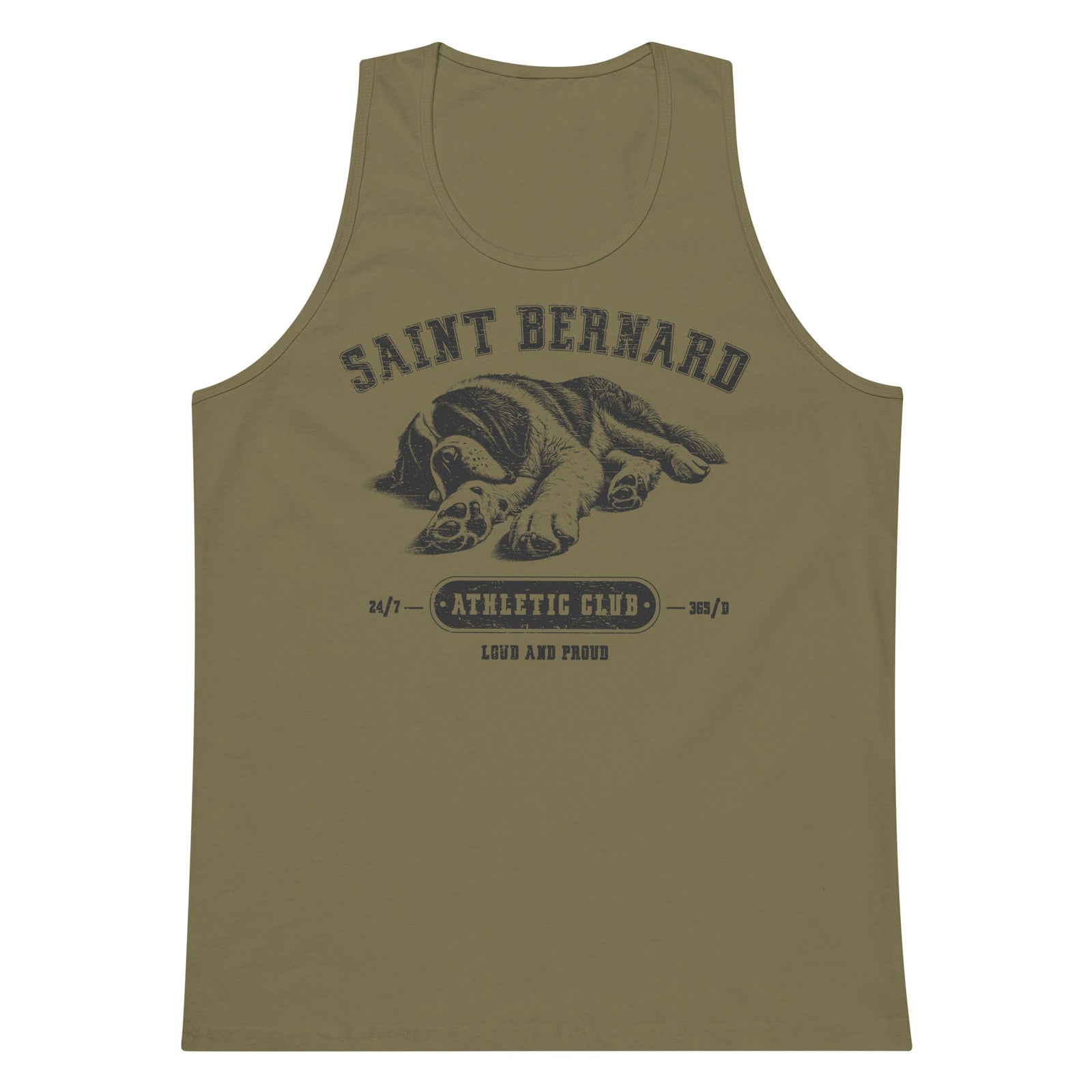 Saint Bernard Athletic Club Premium Tank - Lucy + Norman