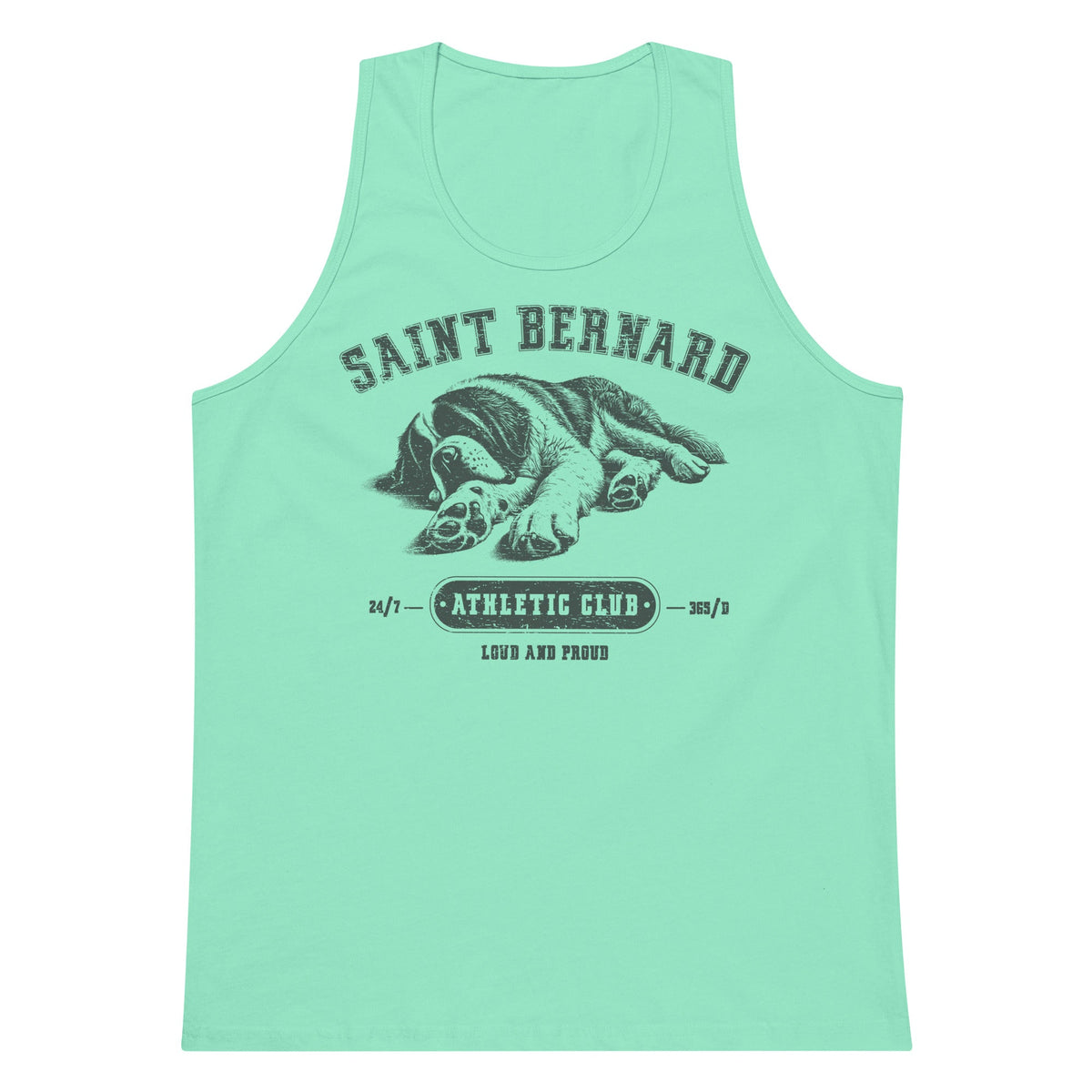 Saint Bernard Athletic Club Premium Tank - Lucy + Norman