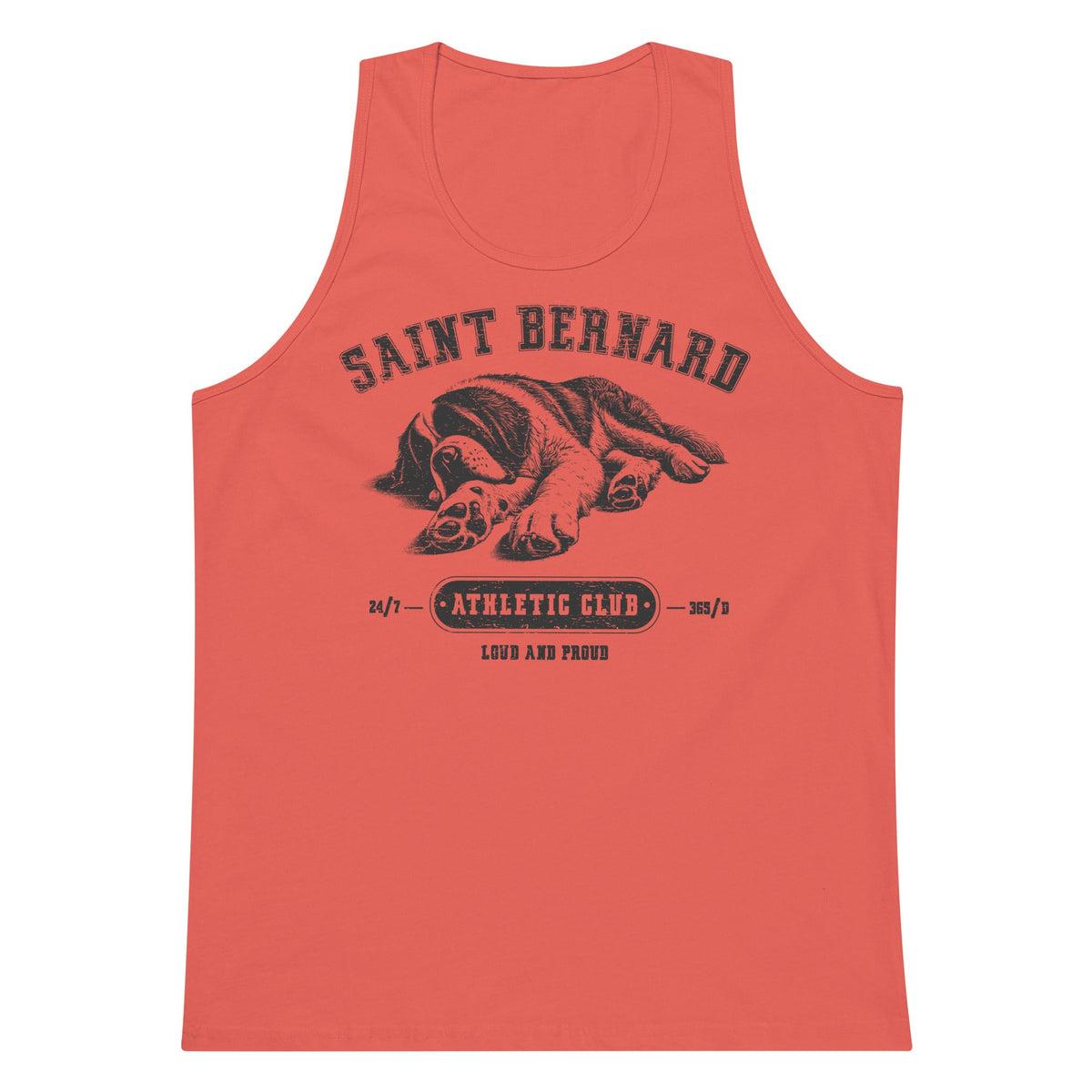 Saint Bernard Athletic Club Premium Tank - Lucy + Norman