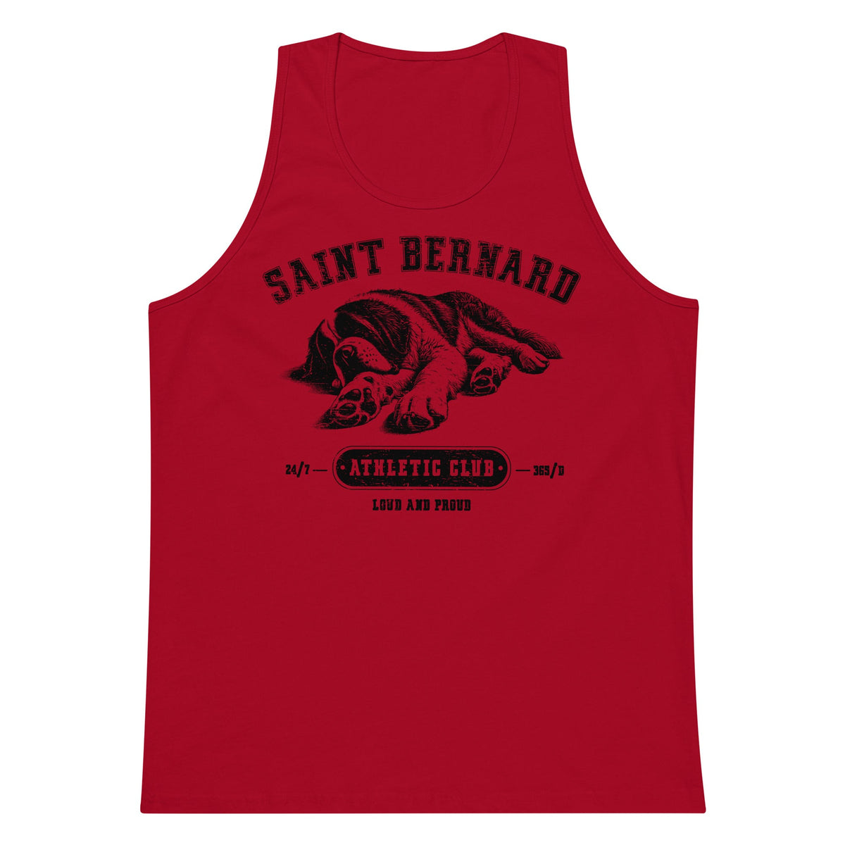 Saint Bernard Athletic Club Premium Tank - Lucy + Norman