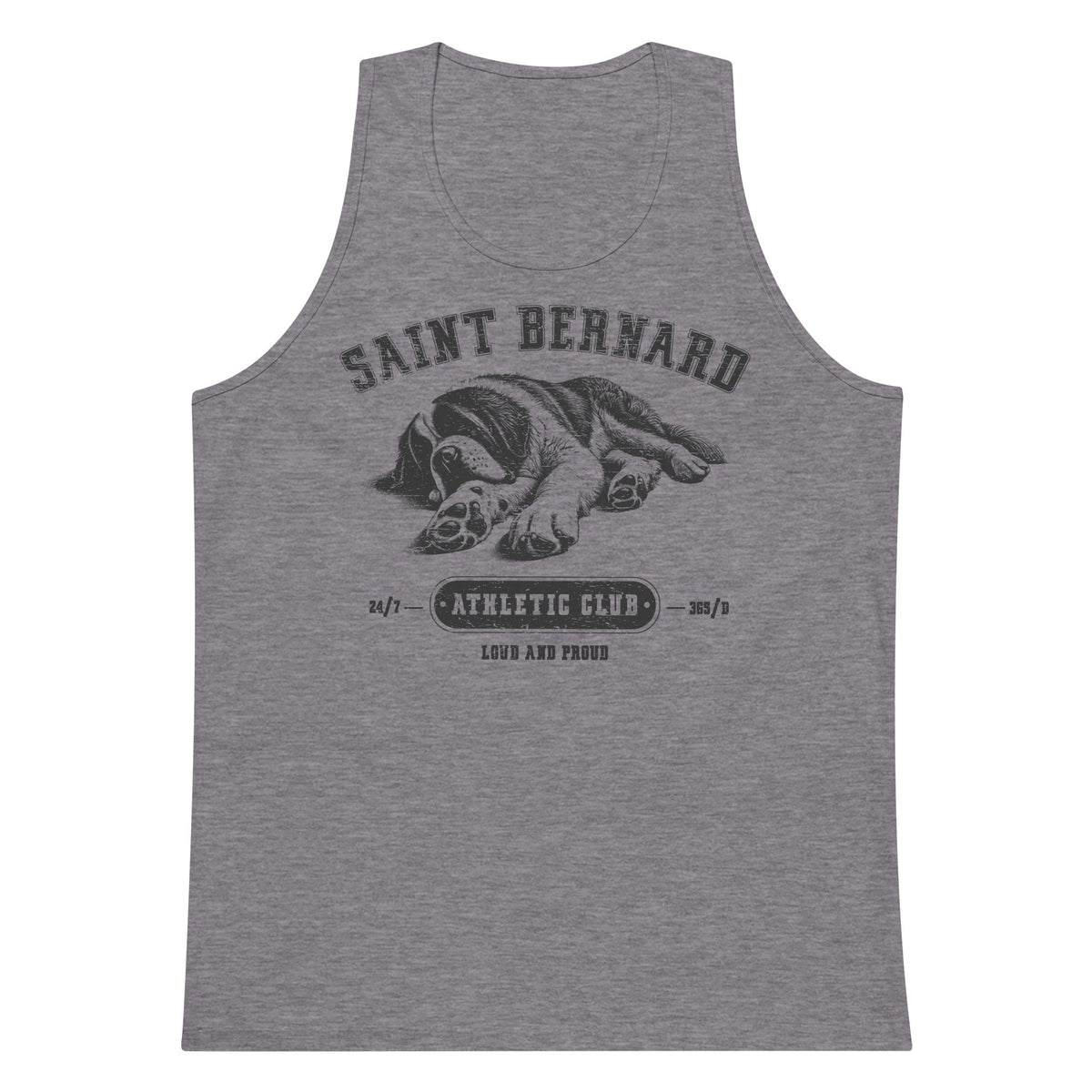 Saint Bernard Athletic Club Premium Tank - Lucy + Norman