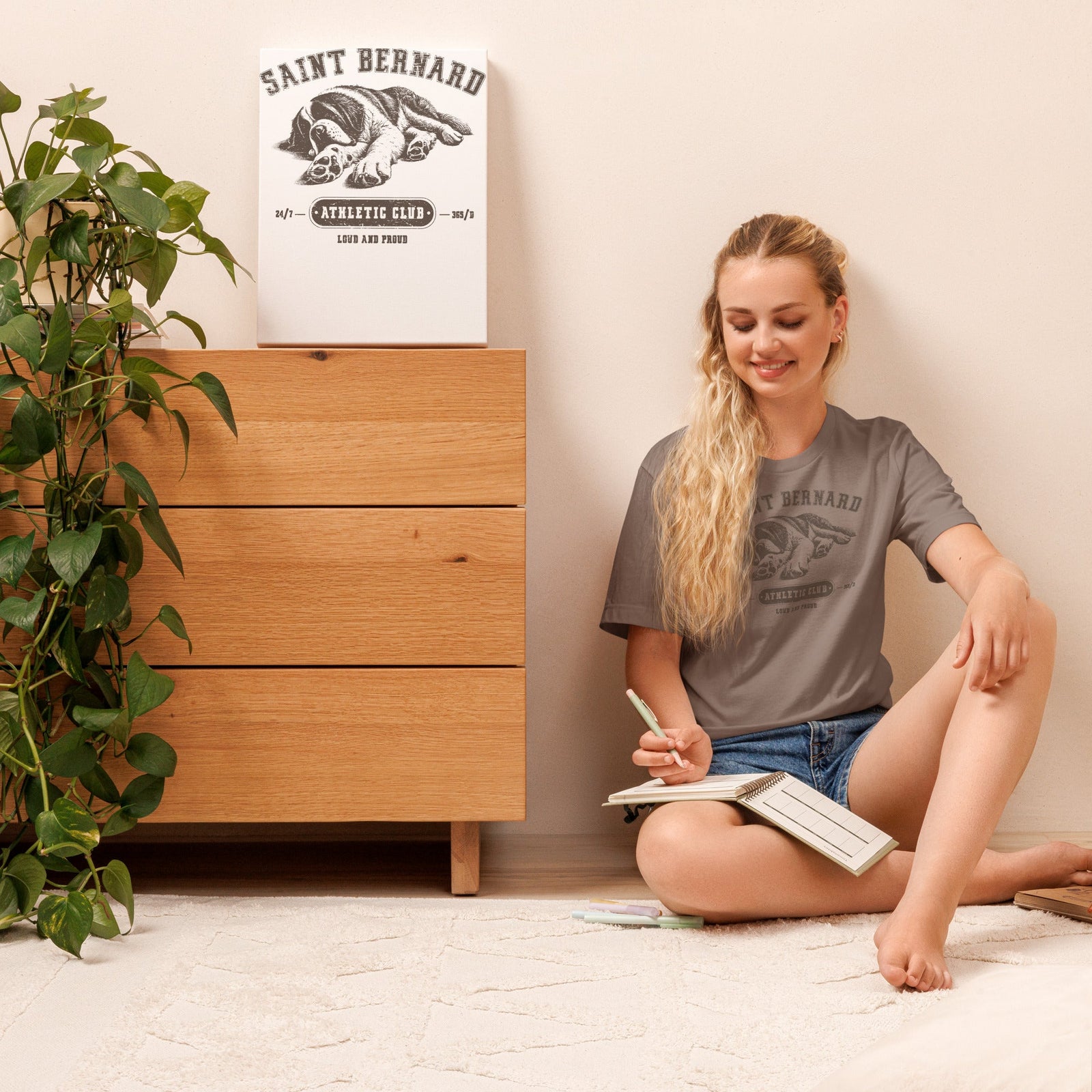 Saint Bernard Athletic Club T-Shirt - Lucy + Norman